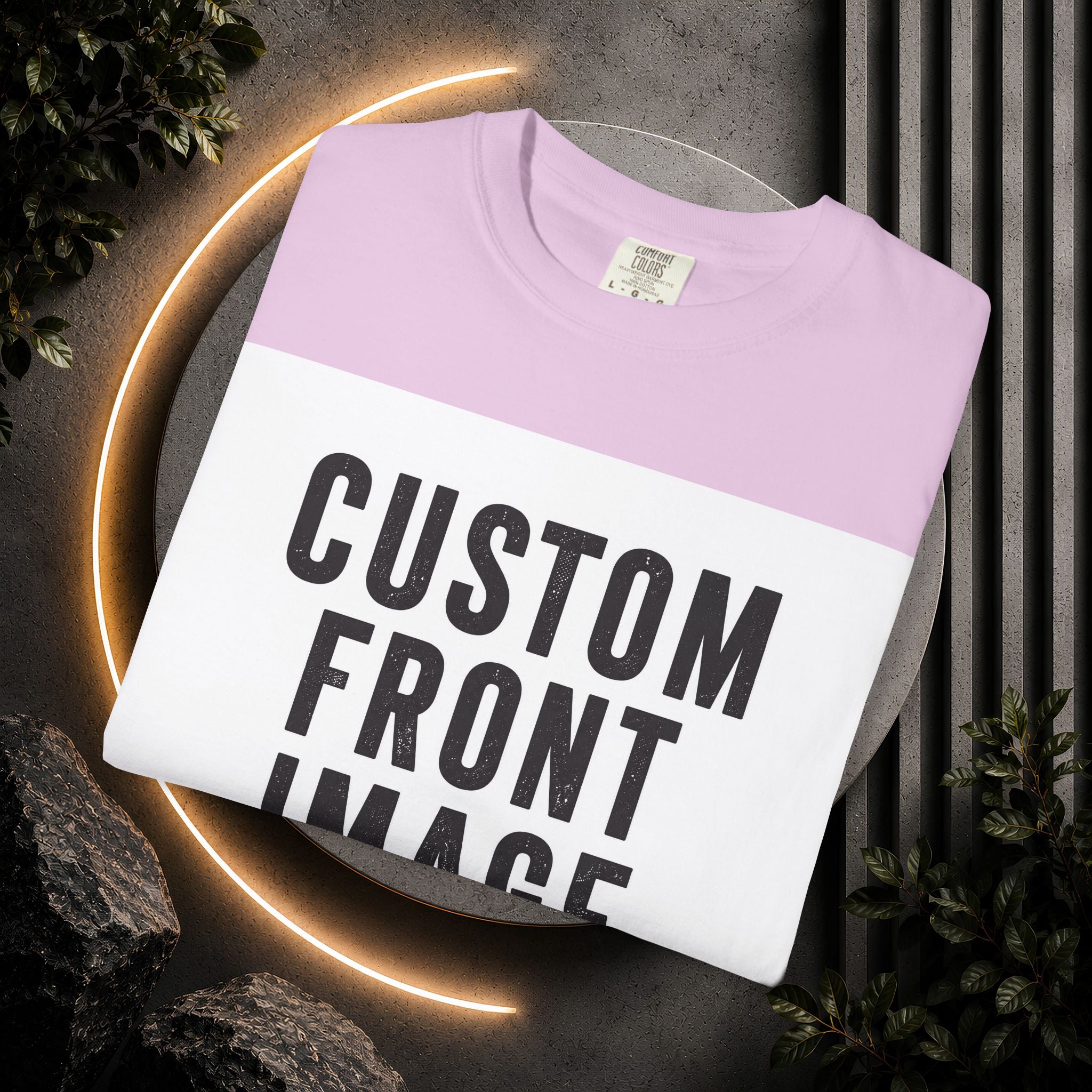 Custom Landscape Image Front T-Shirt - Add Your Own Image