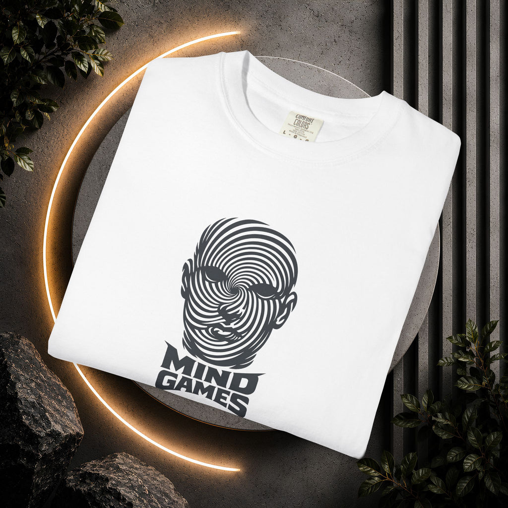 Mind Games T‑Shirt — Optical Illusion Head Graphic Tee