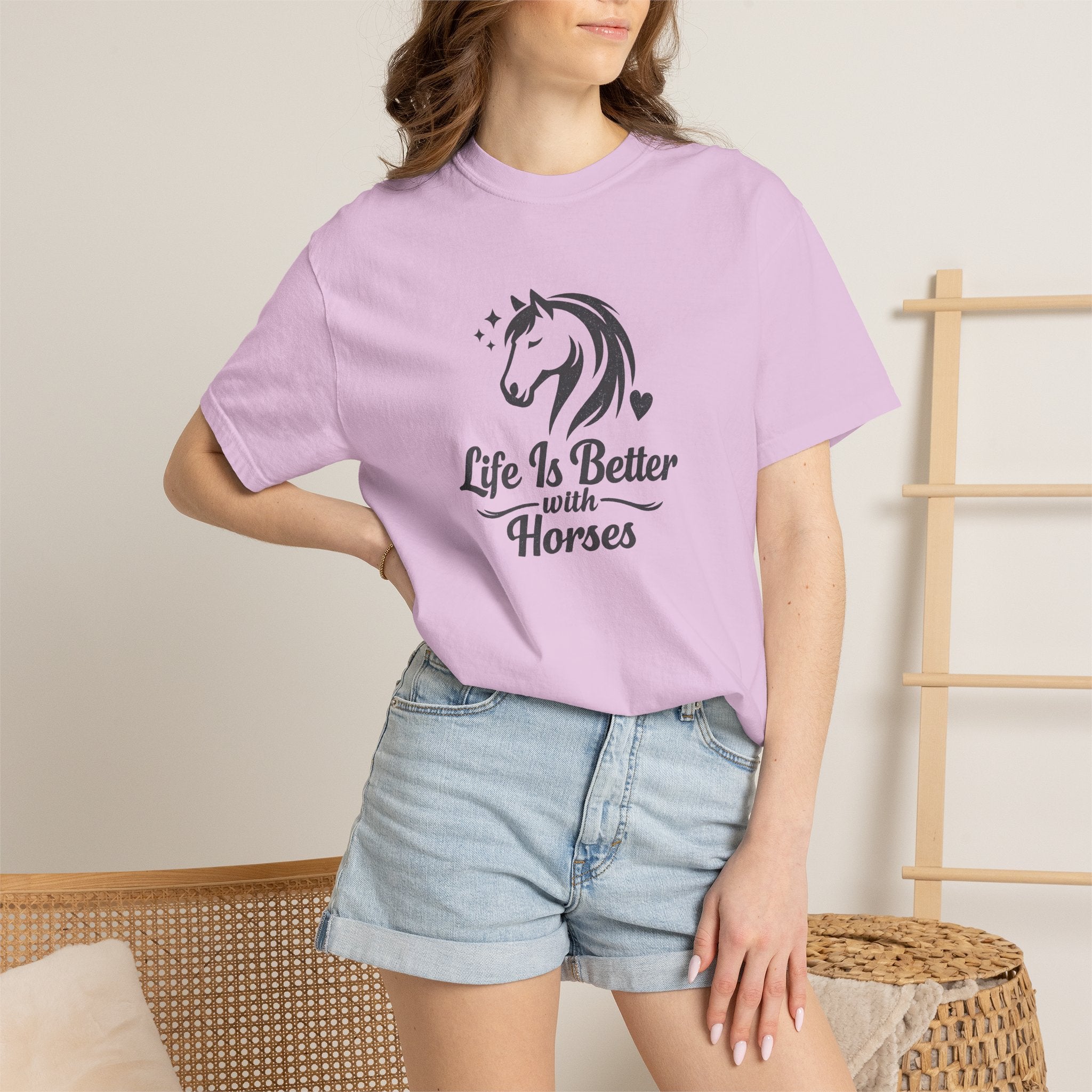 Life Is Better With Horses T-Shirt — Horse Lover Tee