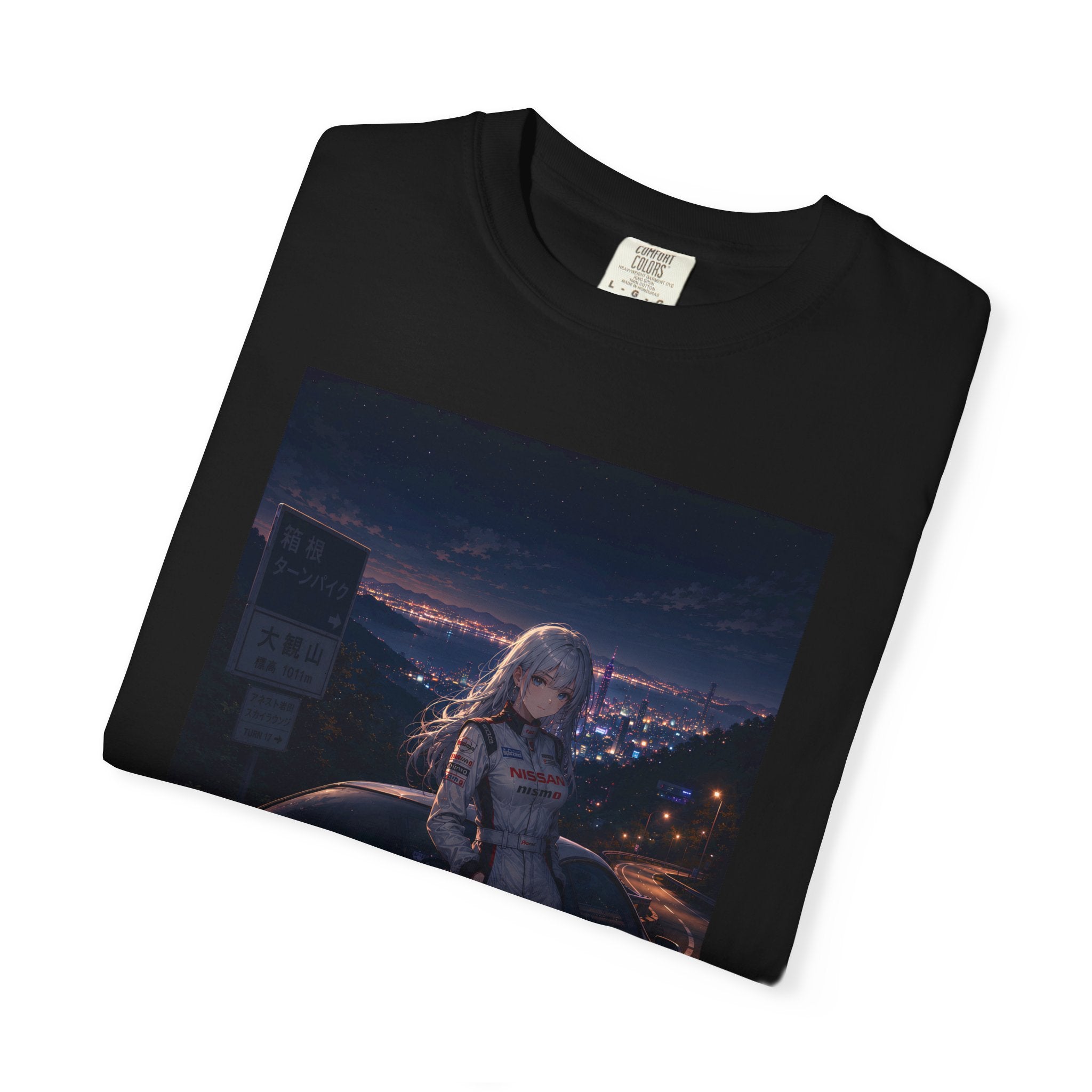Hakone Night Drive Anime T-shirt | Retro JDM Street Racer Anime