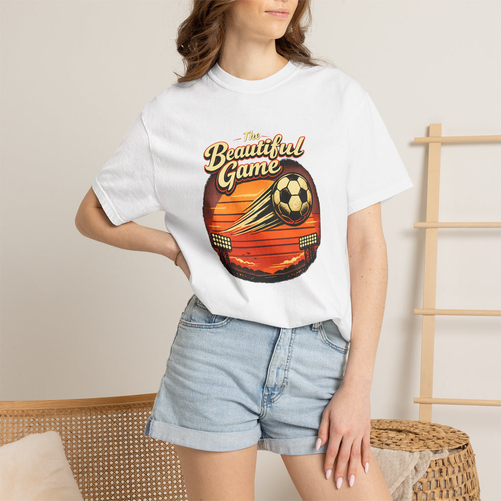 Soccer Vintage Sunset T-Shirt — "The Beautiful Game"