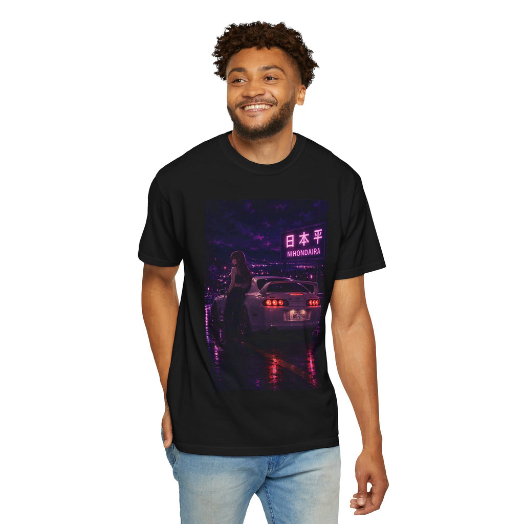 Midnight Apex Nihondaira Dreams T-shirt | Retro JDM Street Racer Anime