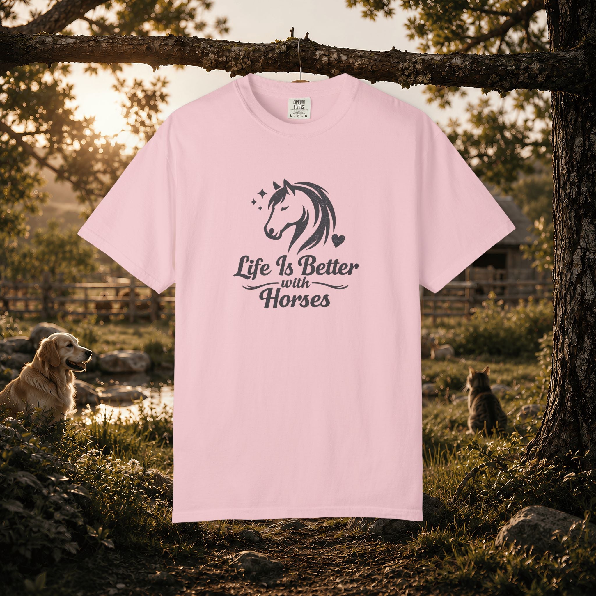 Life Is Better With Horses T-Shirt — Horse Lover Tee