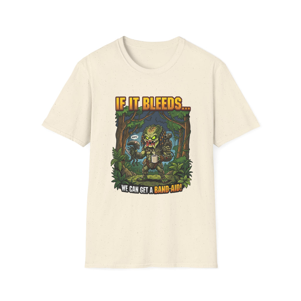 Predator "If It Bleeds" Forest Design T-Shirt | Horror Movie Character