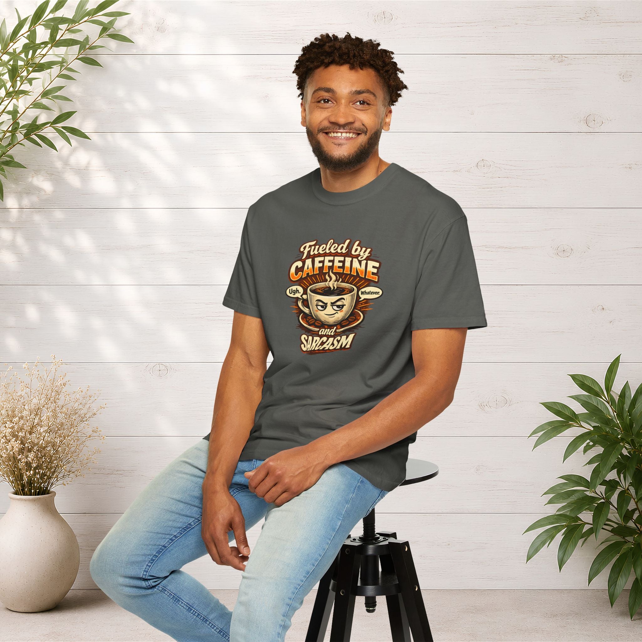 Fueled by Caffeine and Sarcasm T-Shirt