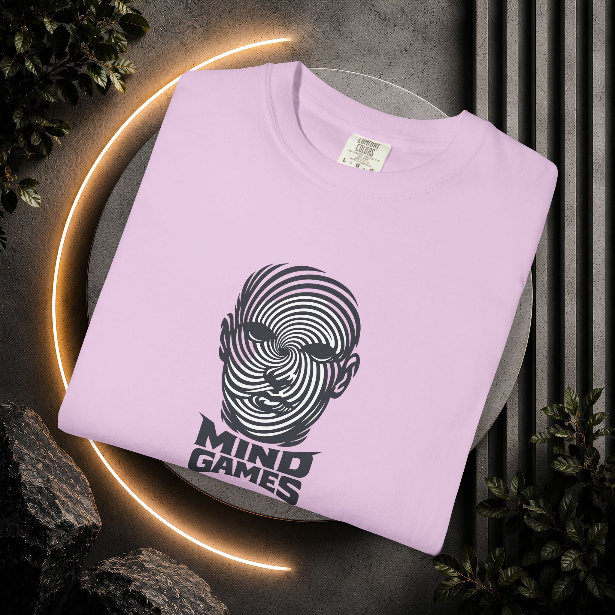 Mind Games T‑Shirt — Optical Illusion Head Graphic Tee
