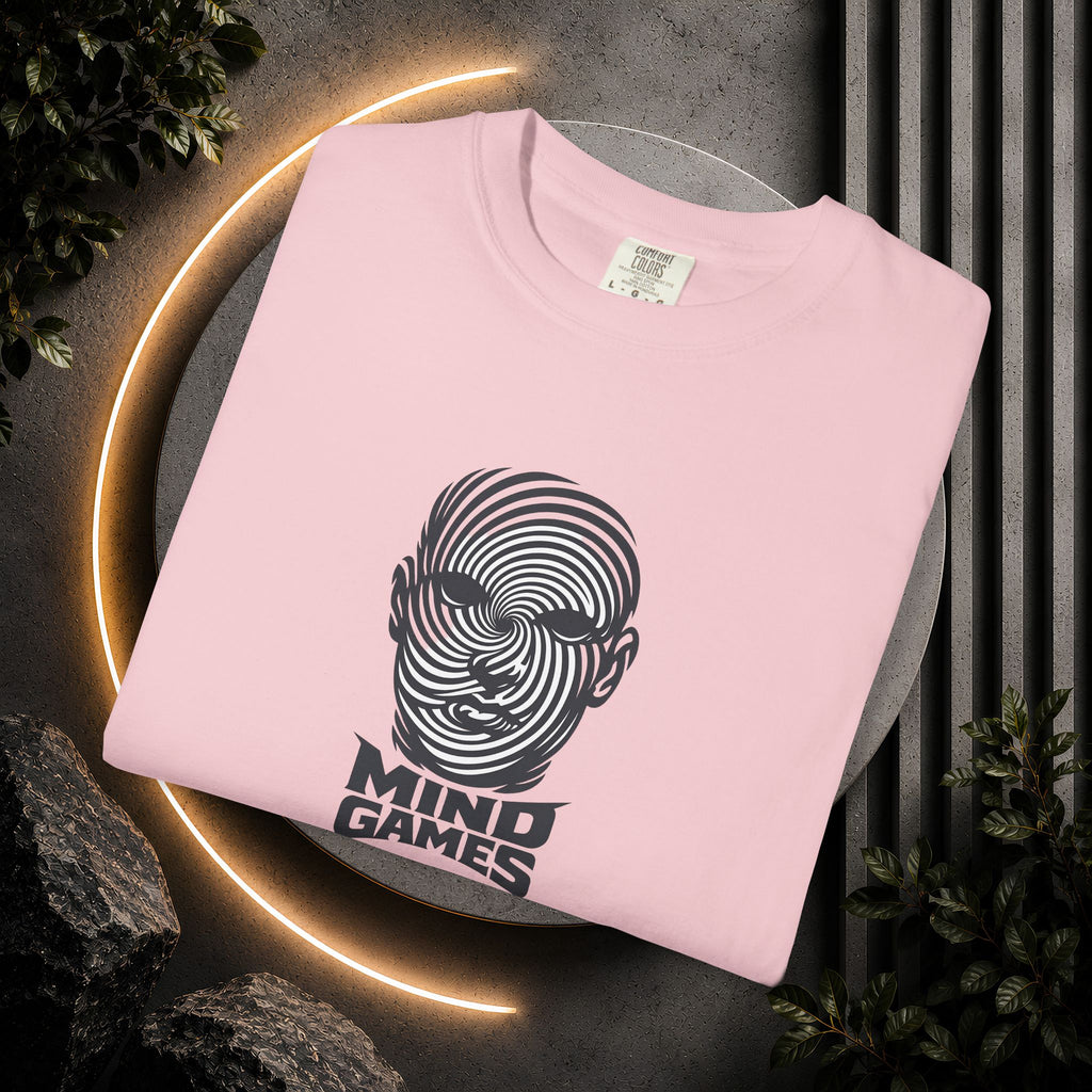 Mind Games T‑Shirt — Optical Illusion Head Graphic Tee
