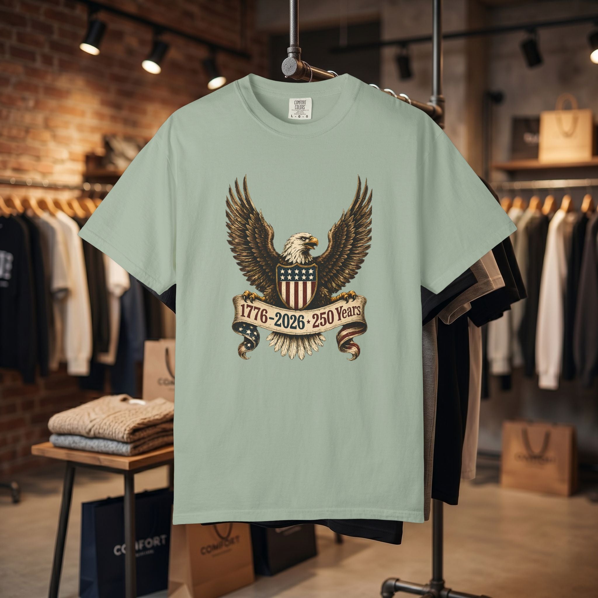 American Eagle 1776-2026 250 Years T-shirt | Patriotic Independence Tee