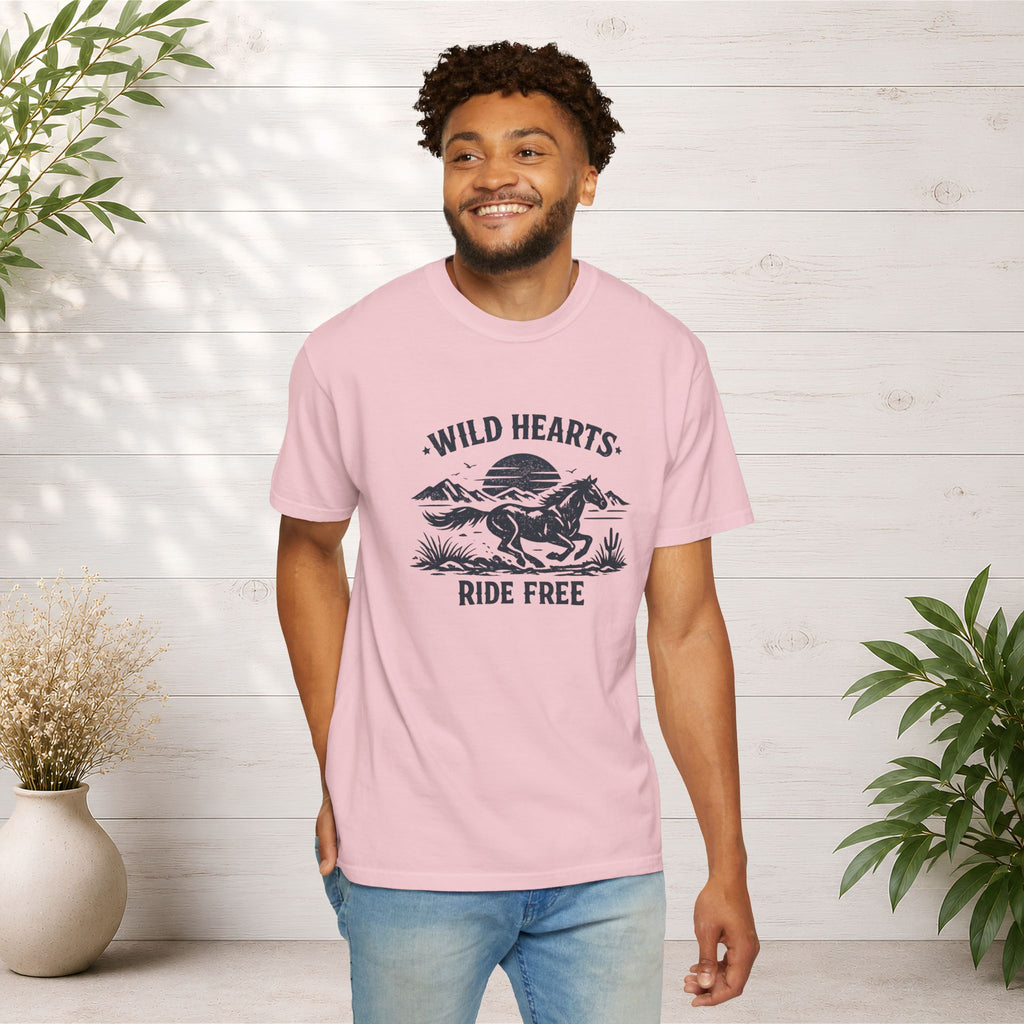 Wild Hearts Ride Free T-Shirt – Vintage Horseback Adventure Tee