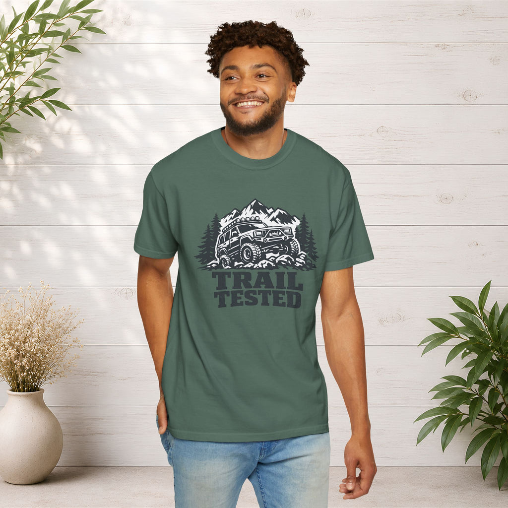 Trail Tested T-Shirt — Off-Road Jeep Mountain Adventure Tee