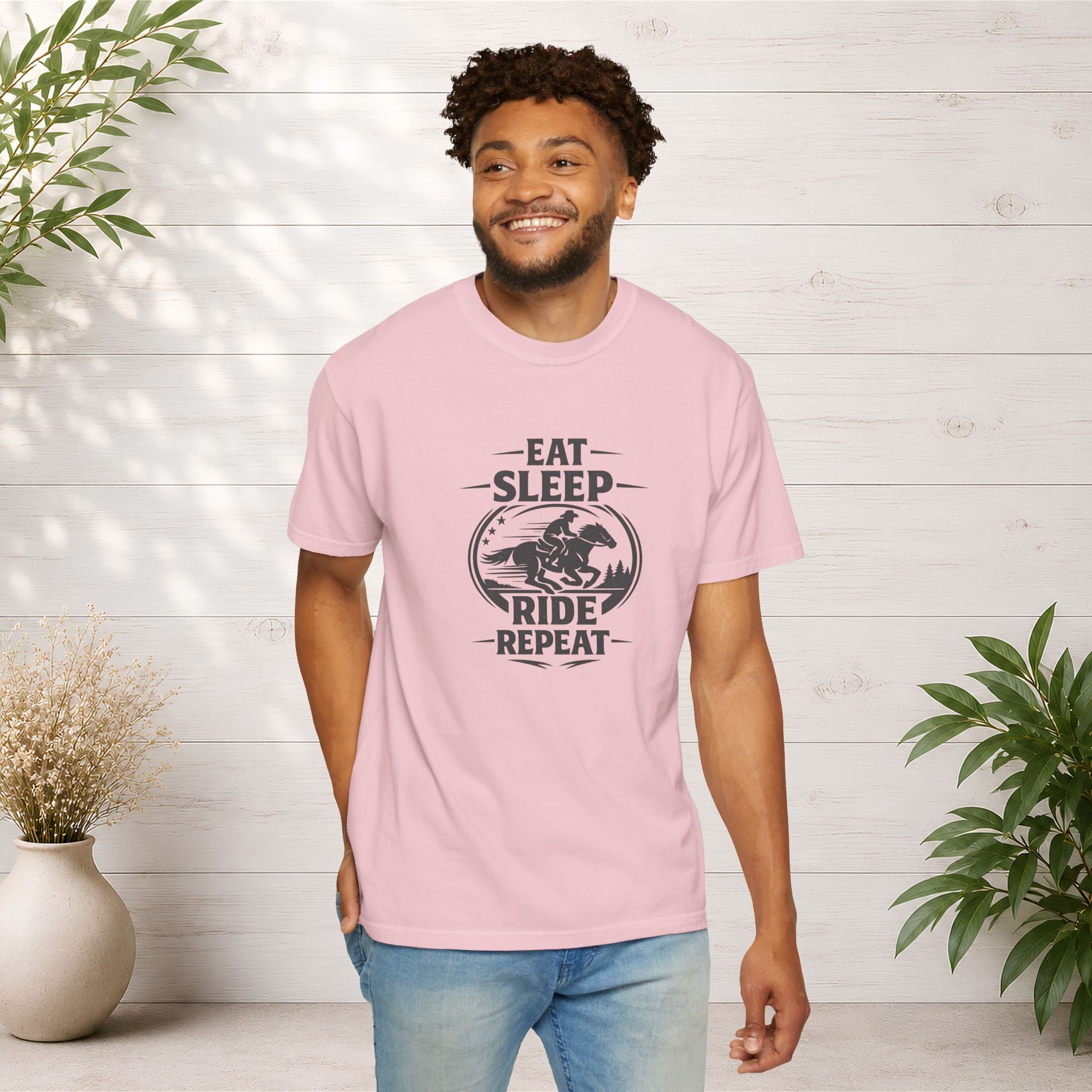 Eat Sleep Ride Repeat T-Shirt — Horse Rider Graphic Tee