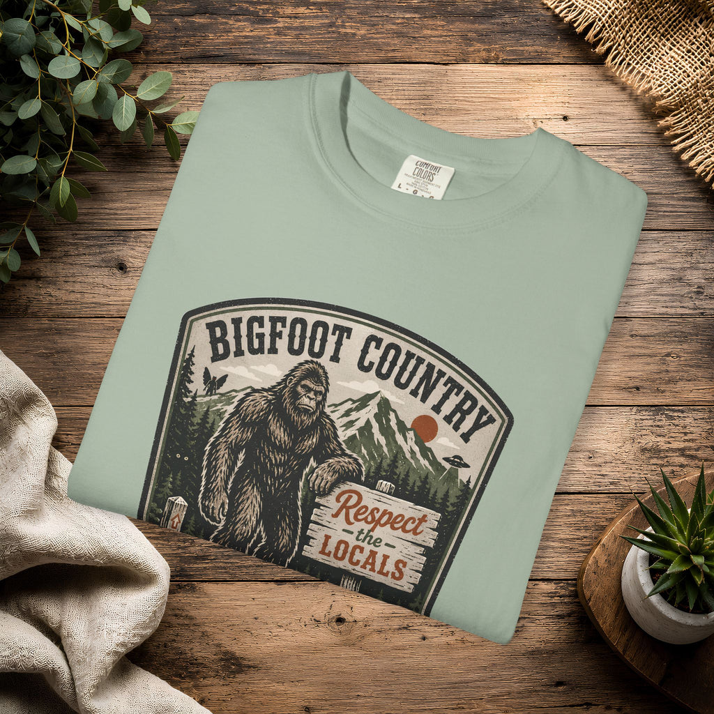 Bigfoot Country T-Shirt — Respect the Locals Outdoor Graphic Tee