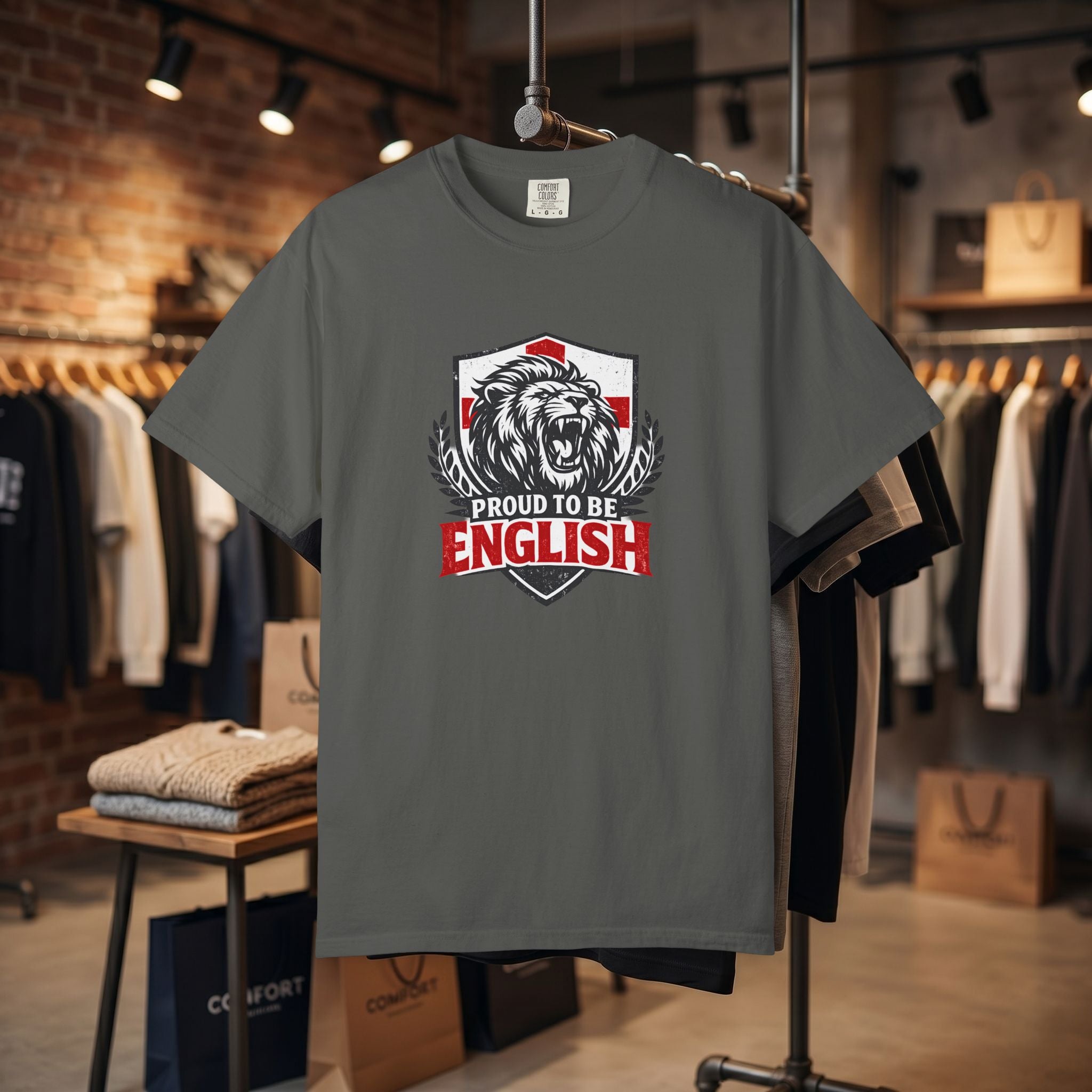 Proud to Be English T-Shirt — Lion Crest Tee