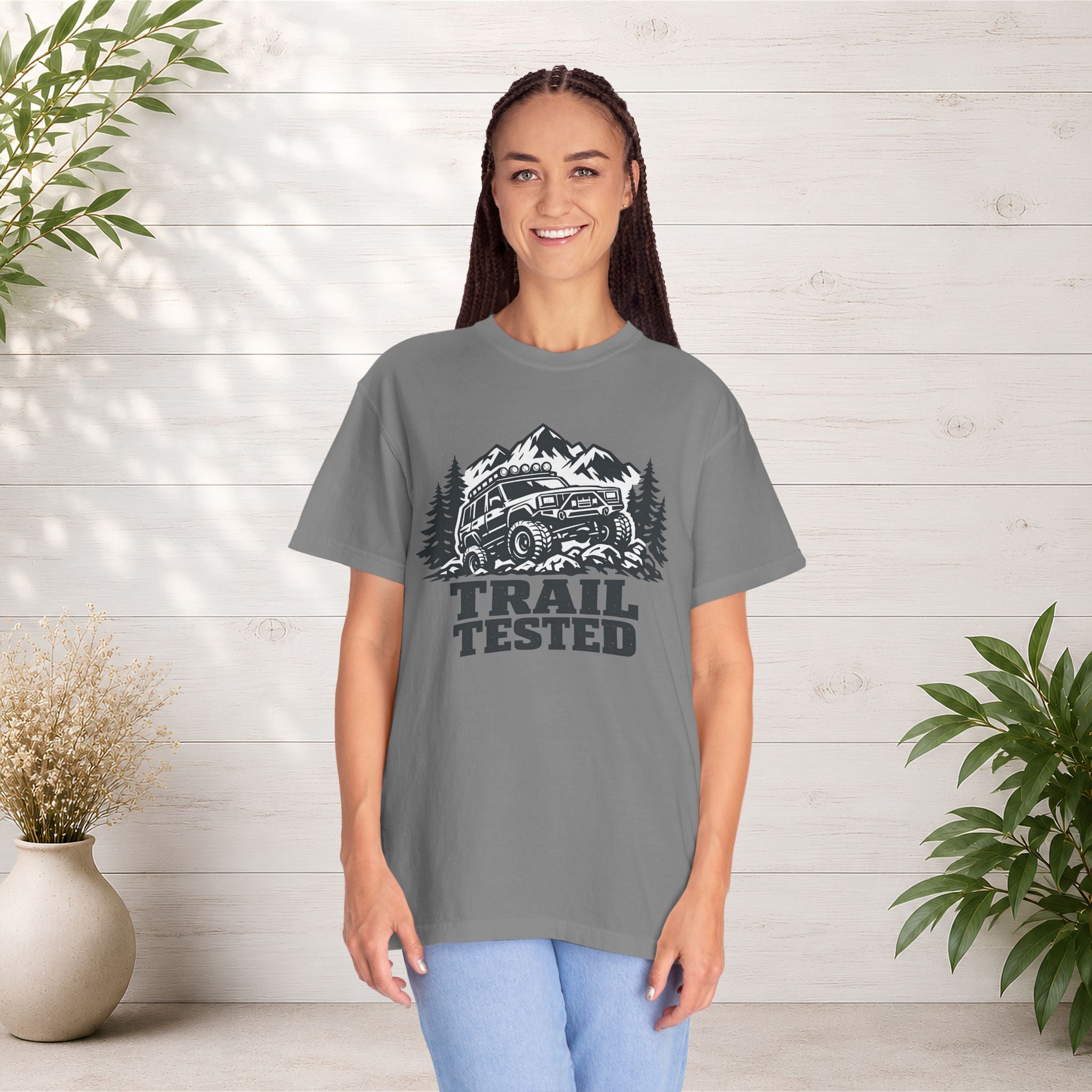 Trail Tested T-Shirt — Off-Road Jeep Mountain Adventure Tee