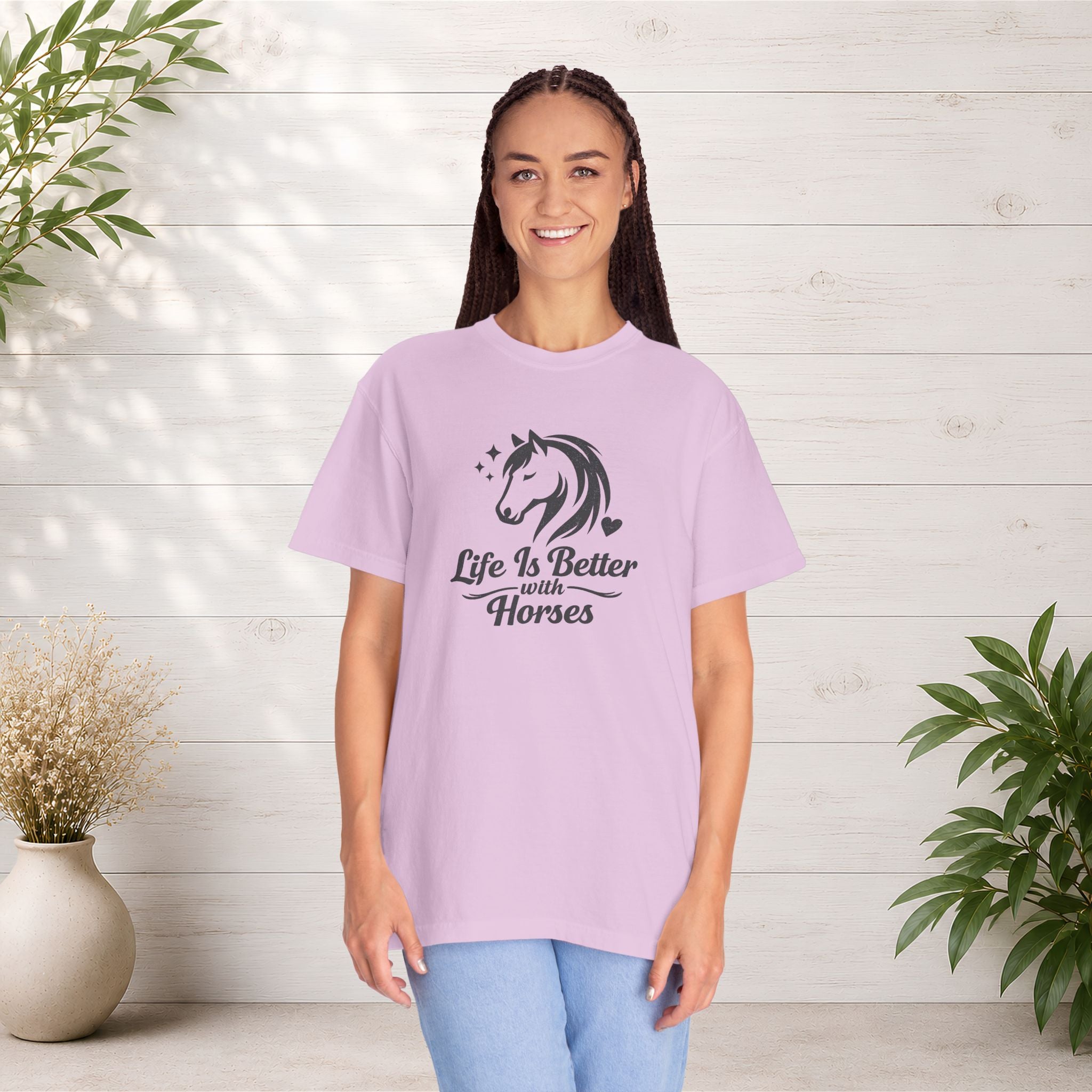 Life Is Better With Horses T-Shirt — Horse Lover Tee