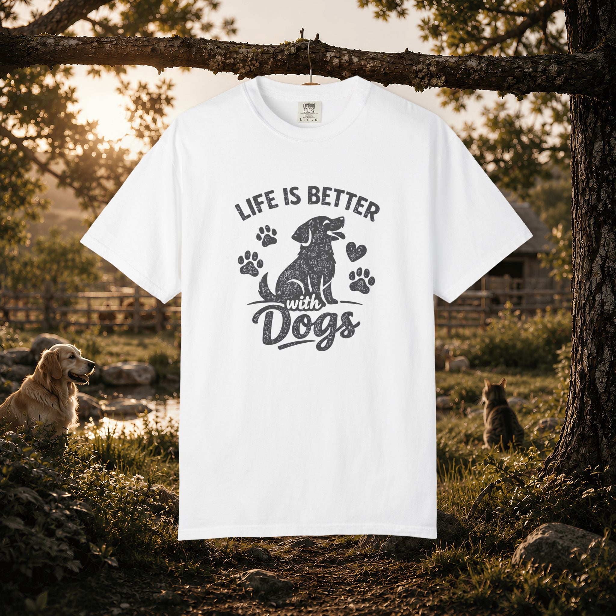 Life Is Better with Dogs T-Shirt