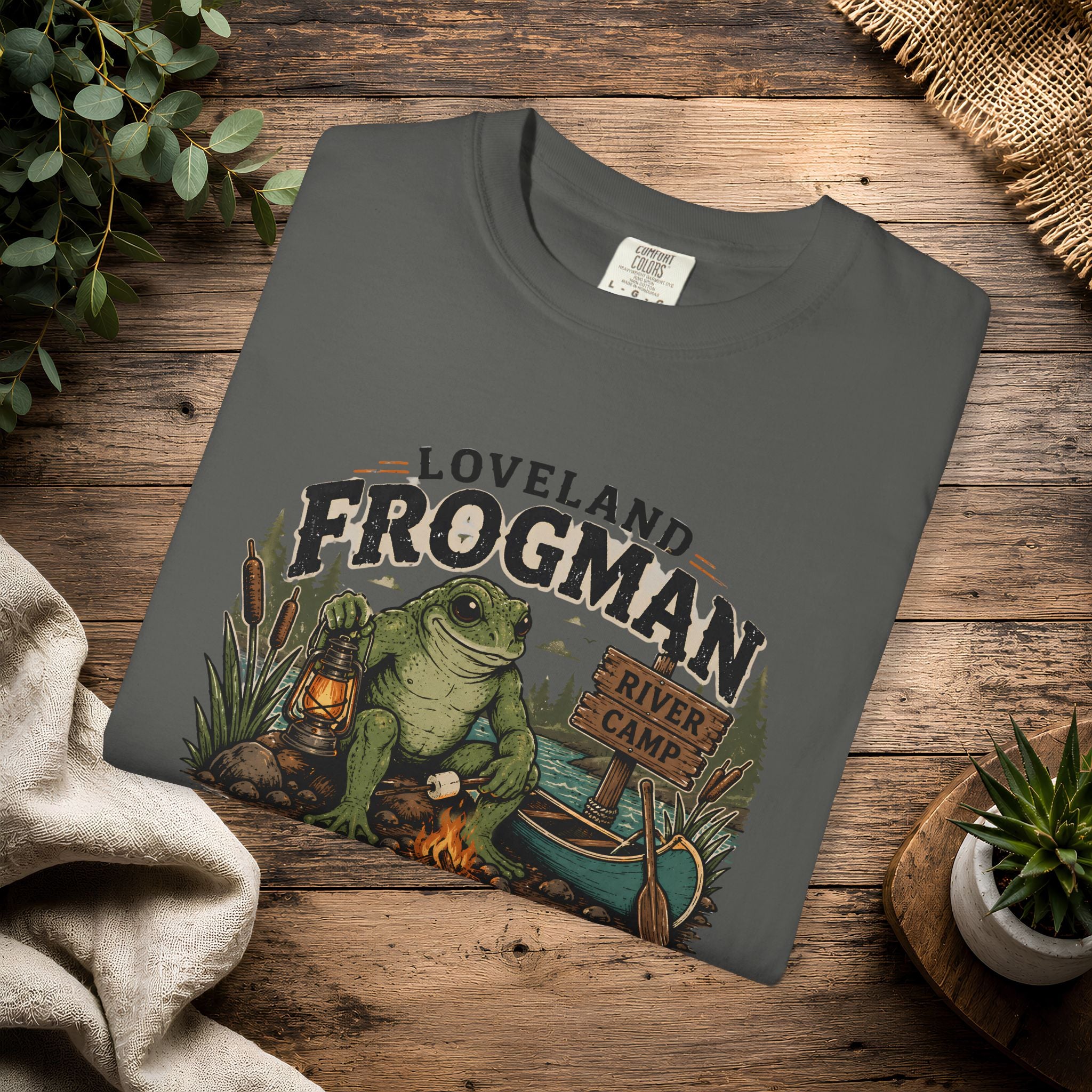 Loveland Frogman River Camp T-Shirt — Outdoor Graphic Tee