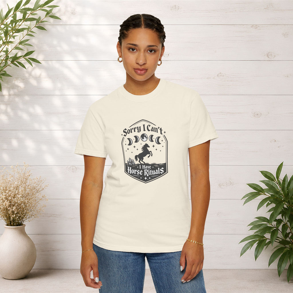 Sorry I Can't I Have Horse Rituals T-Shirt