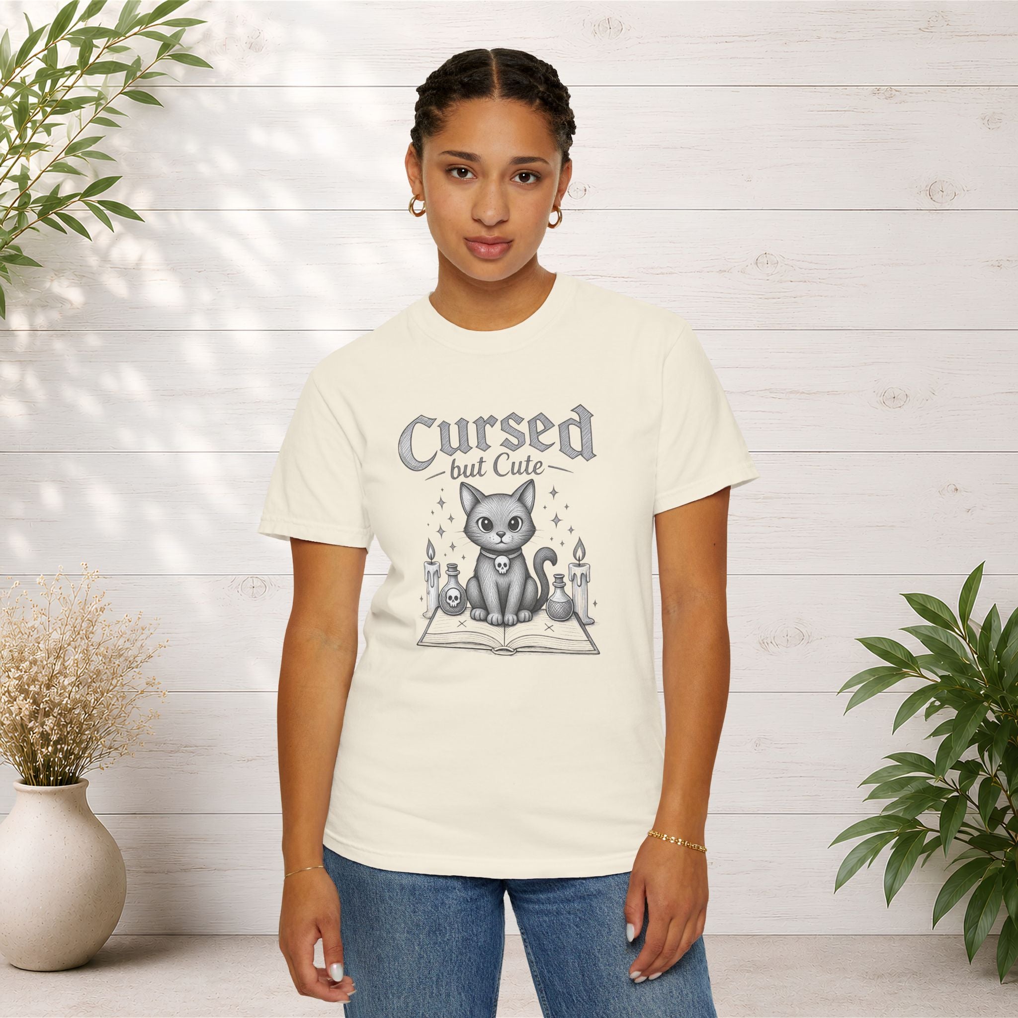 Cursed But Cute Cat T-Shirt