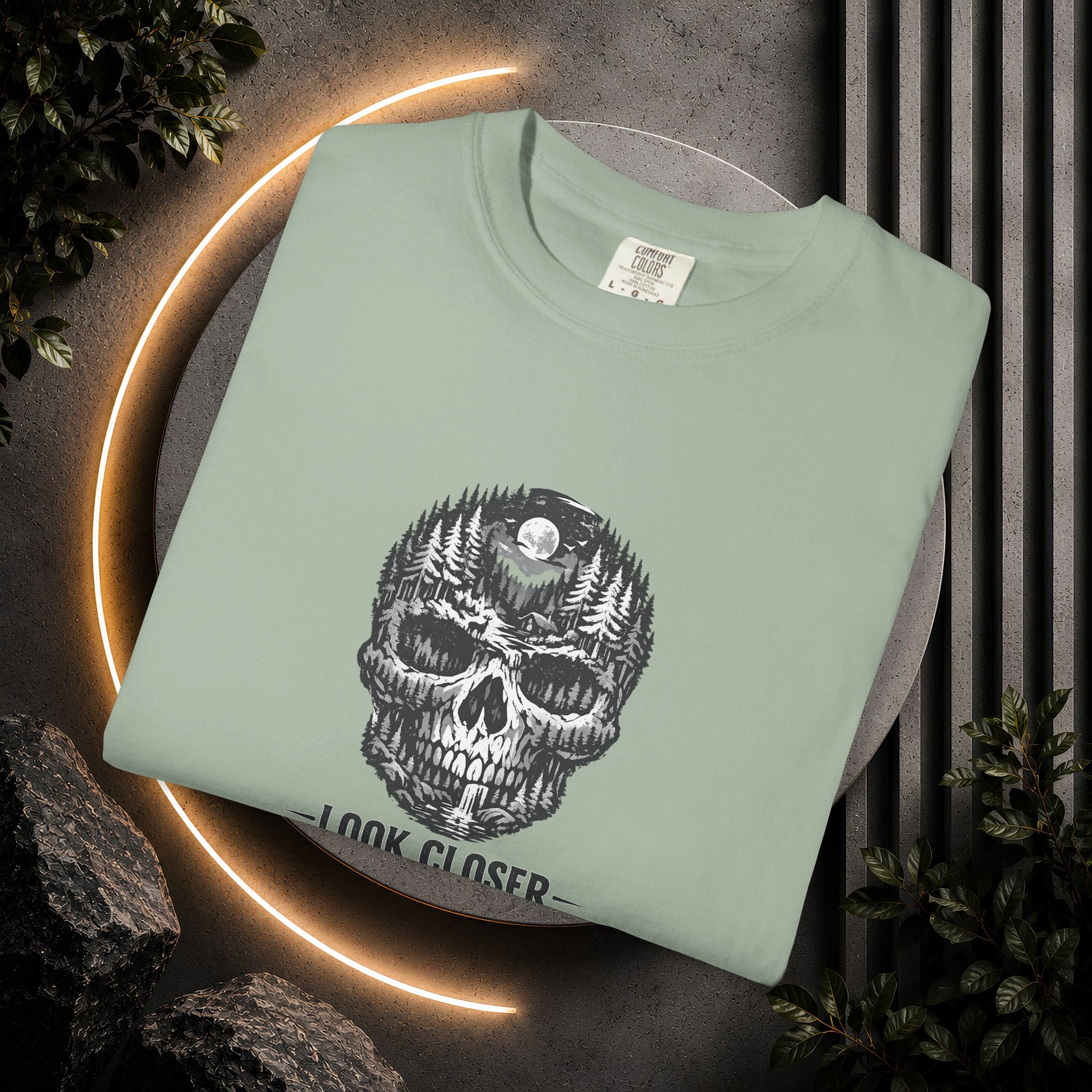 Skull Forest 'Look Closer' Graphic T-Shirt