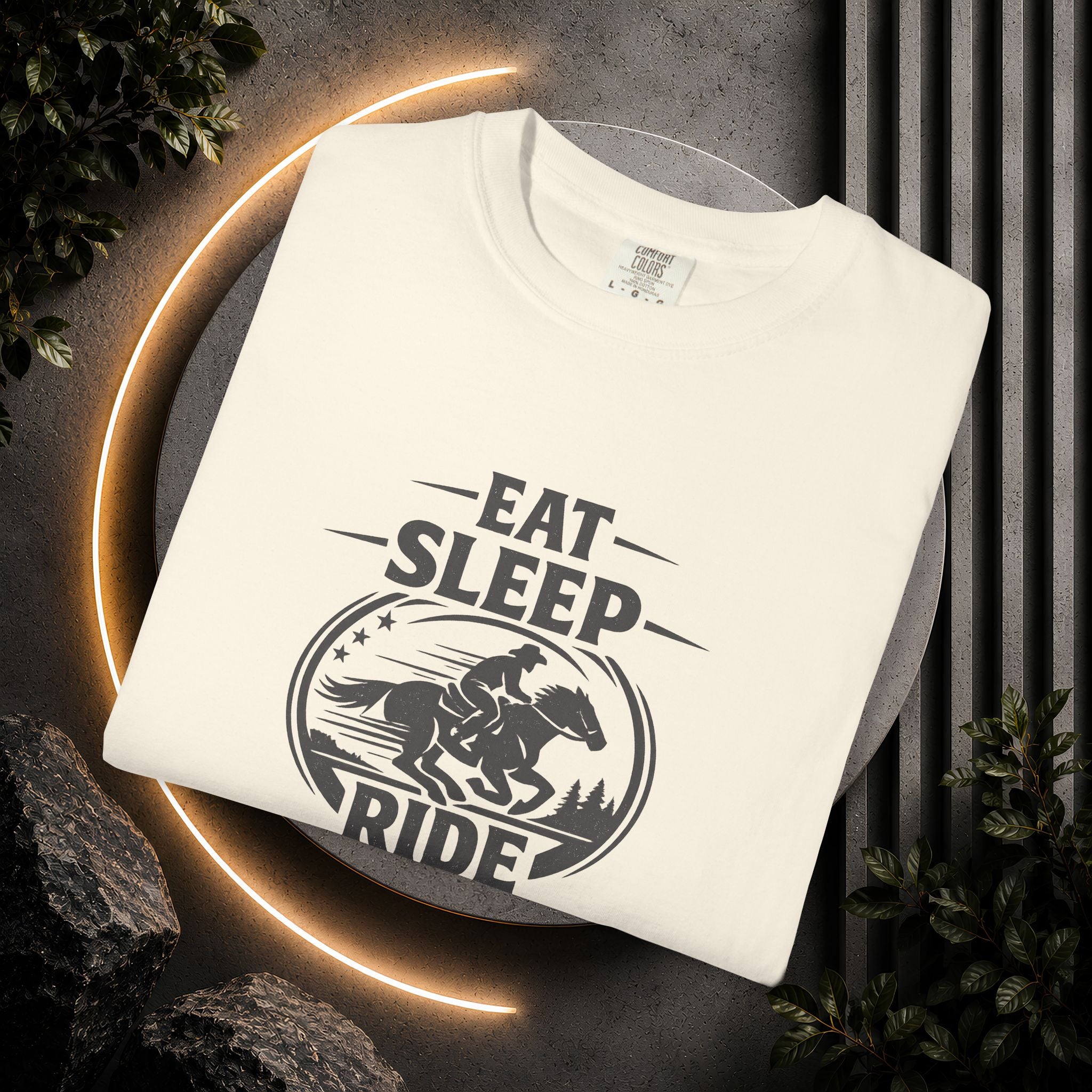 Eat Sleep Ride Repeat T-Shirt — Horse Rider Graphic Tee
