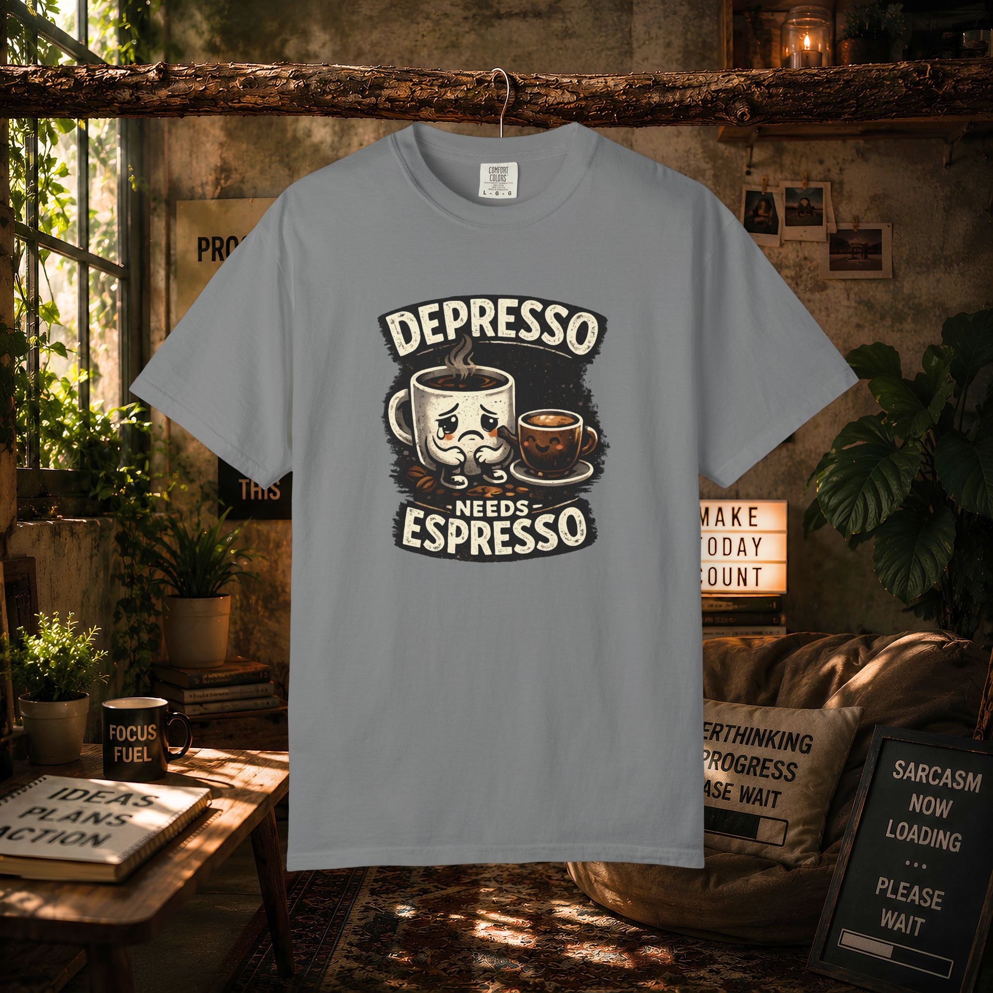 Depresso Needs Espresso T-Shirt