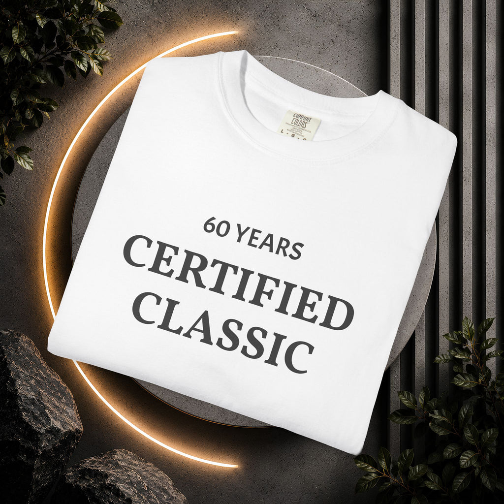 Custom Text "Certified Classic" T-Shirt — Personalized Text Tee