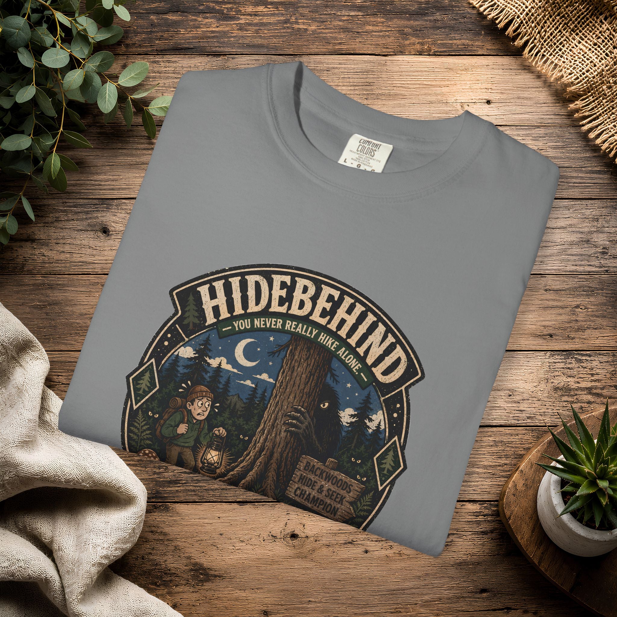 Hidebehind Cryptid T-Shirt — Vintage Outdoor Adventure Tee