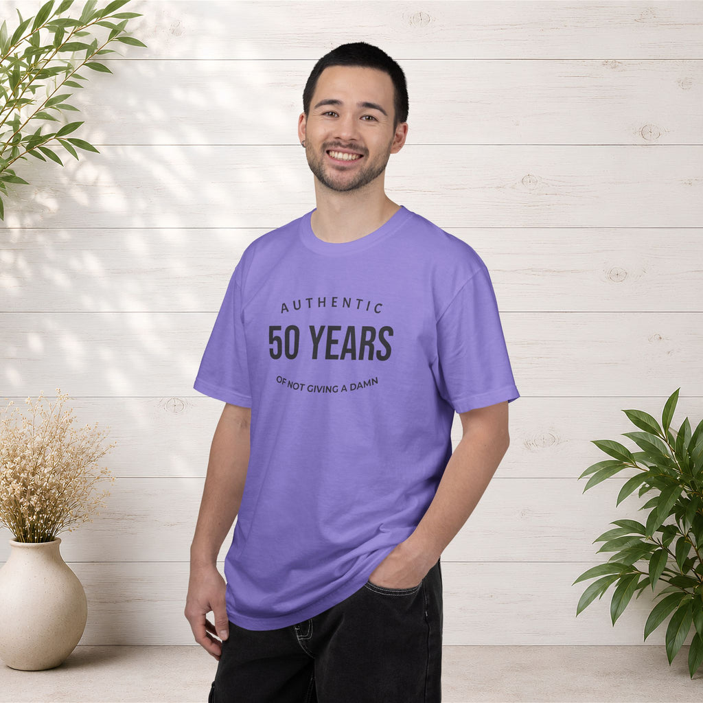 "Authentic" Custom Text "of Not Giving a Damn" T-Shirt