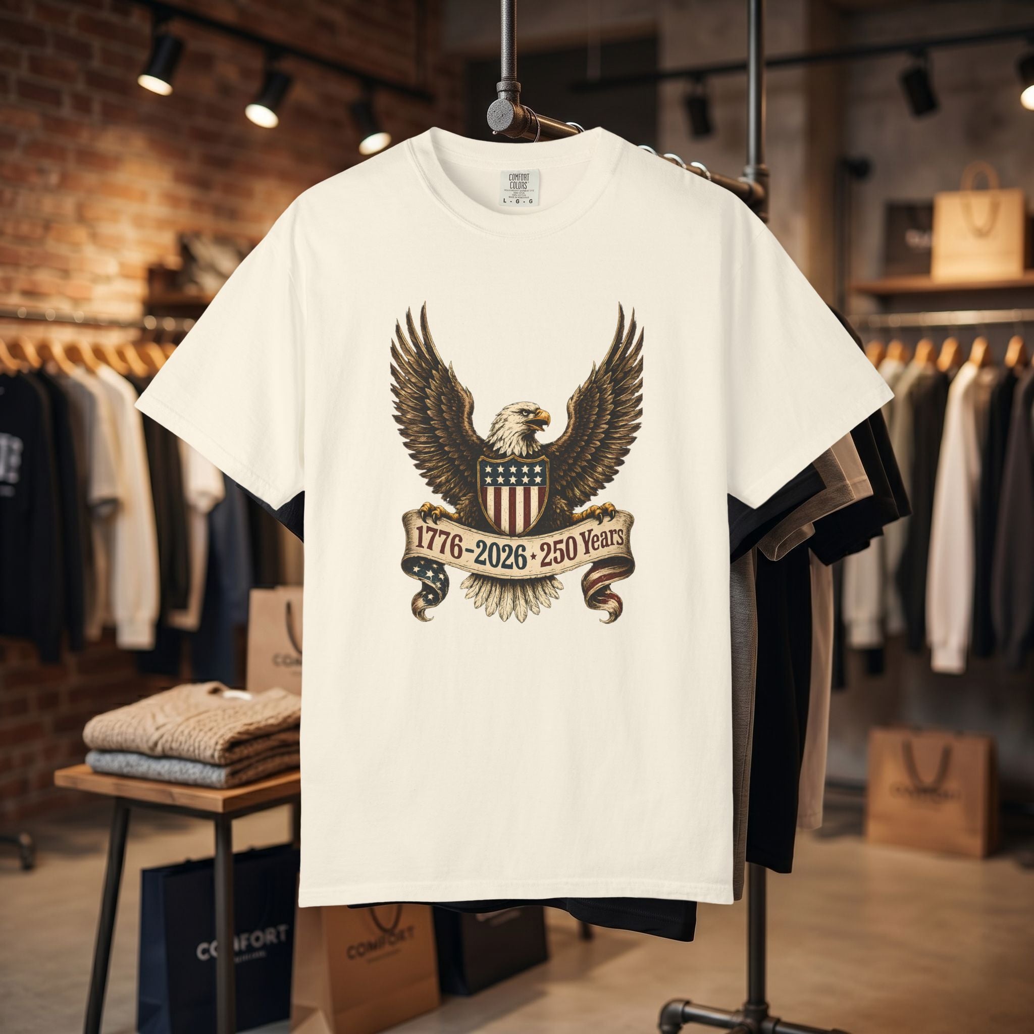 American Eagle 1776-2026 250 Years T-shirt | Patriotic Independence Tee