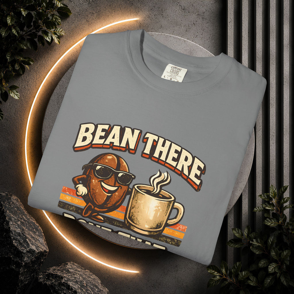 Coffee T-Shirt — "Bean There Done That" Retro Coffee Shirt