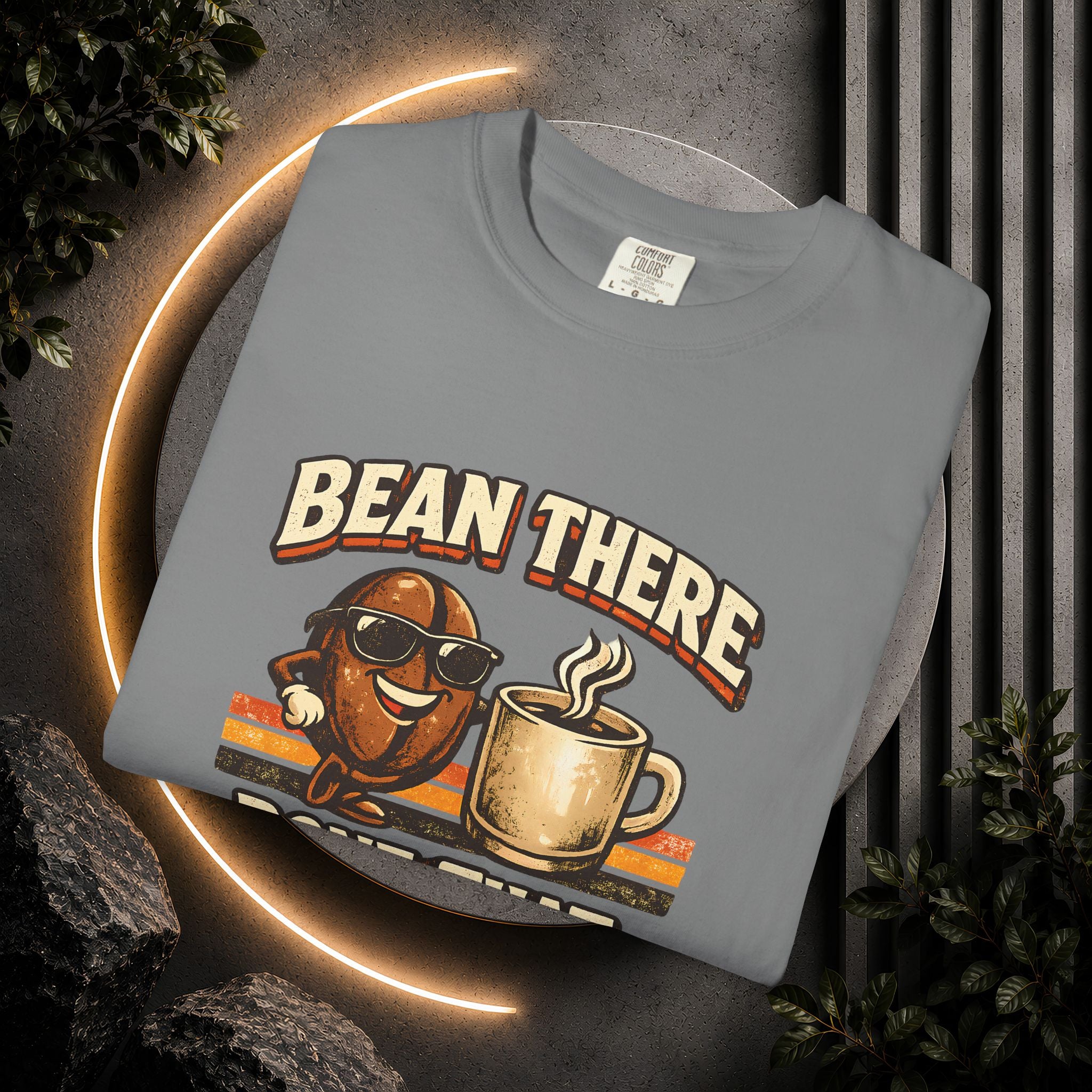 Coffee T-Shirt — "Bean There Done That" Retro Coffee Shirt