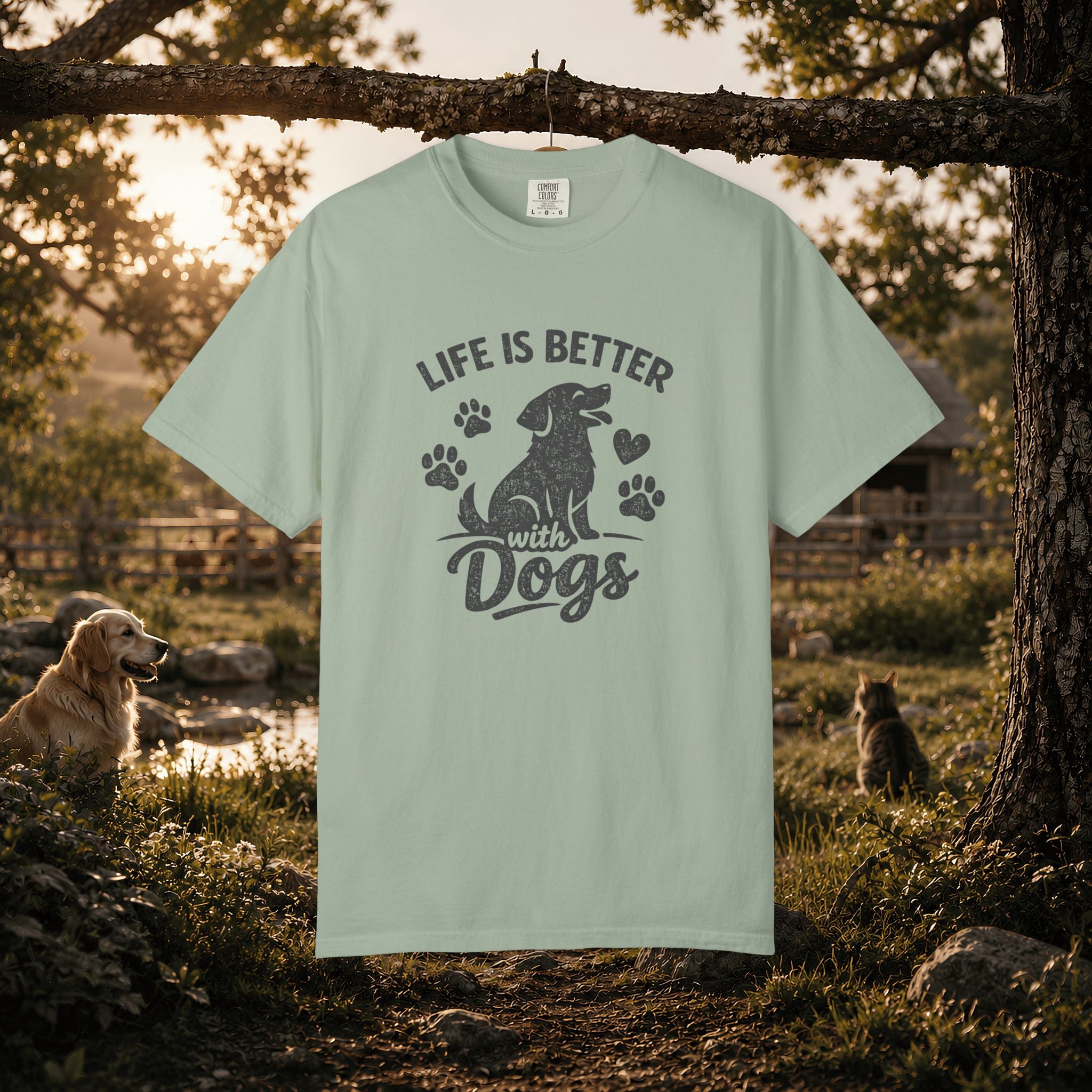 Life Is Better with Dogs T-Shirt