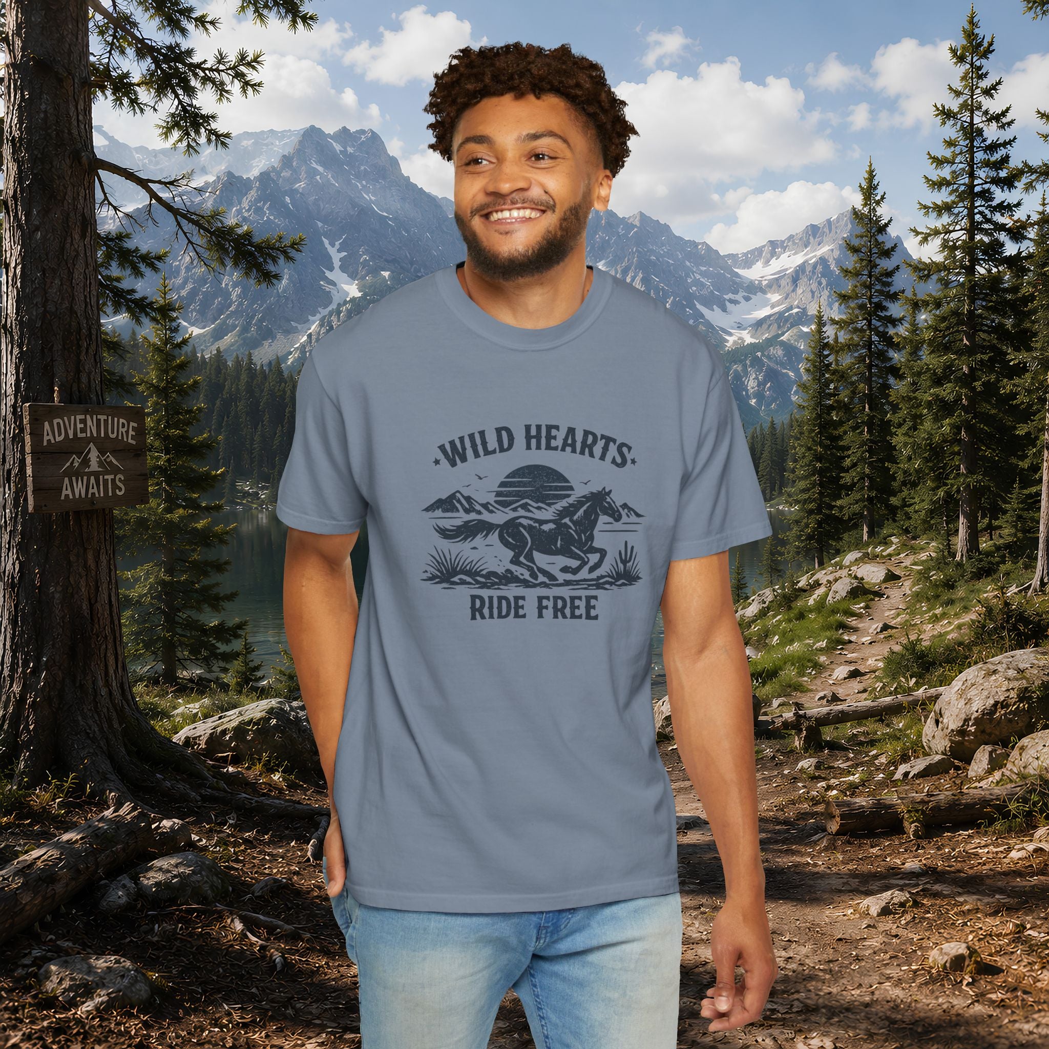Wild Hearts Ride Free T-Shirt – Vintage Horseback Adventure Tee