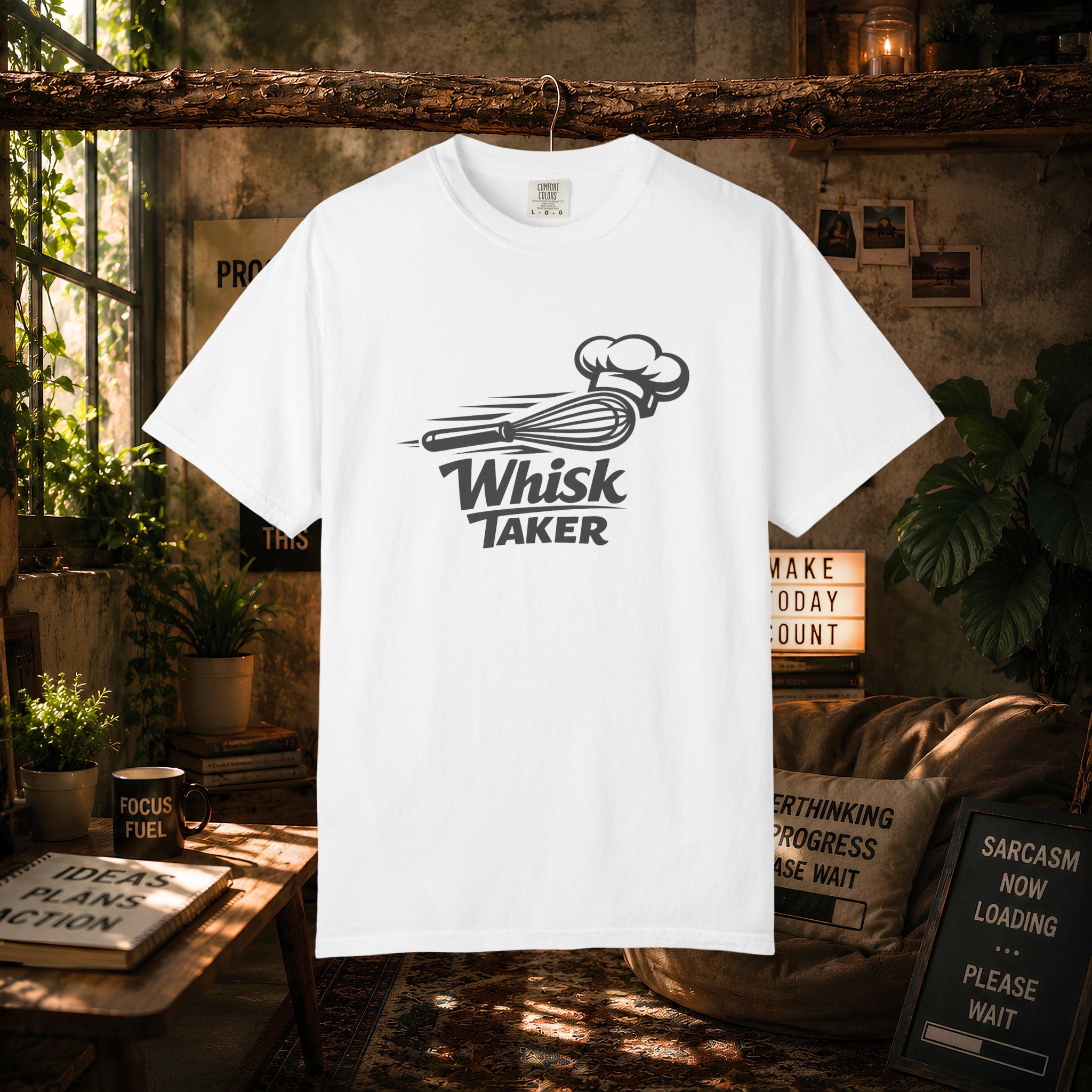 Whisk Taker T-Shirt — Funny Chef Baking Tee