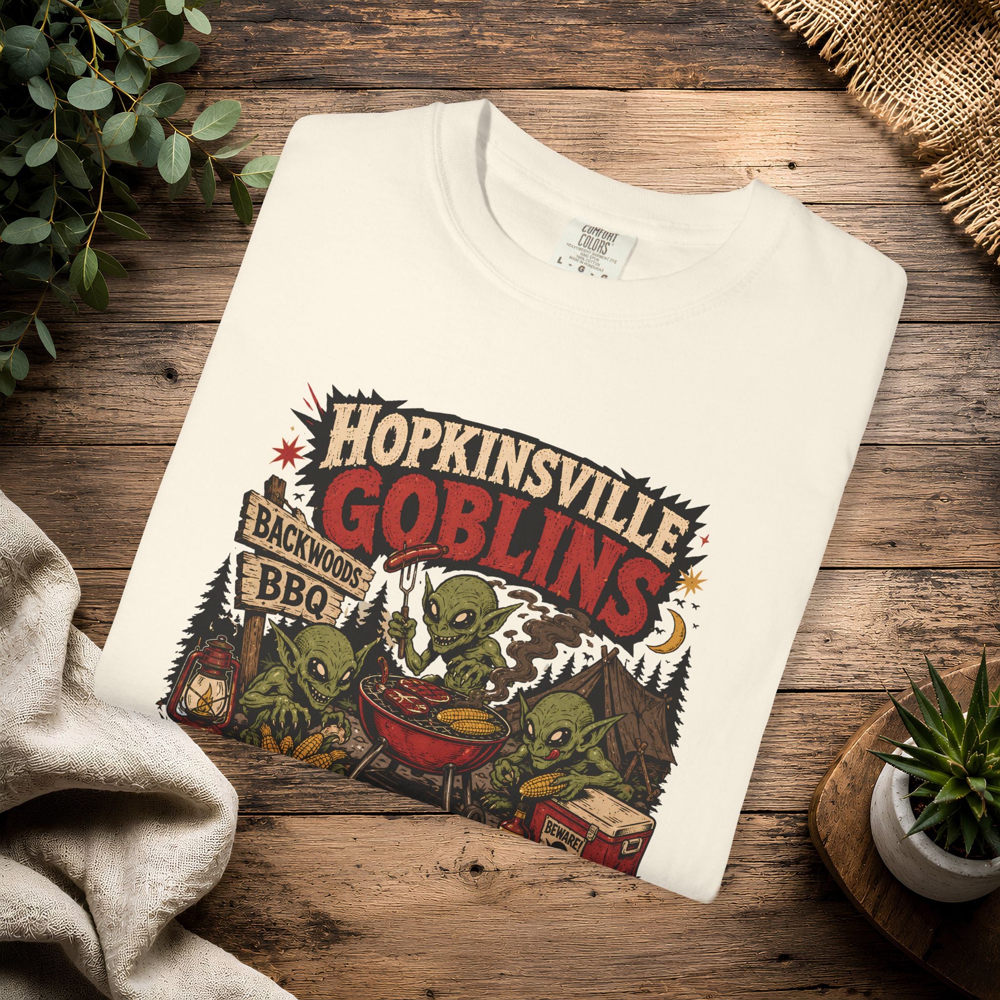 Hopkinsville Goblins Cookout T-Shirt — Funny BBQ Festival Tee