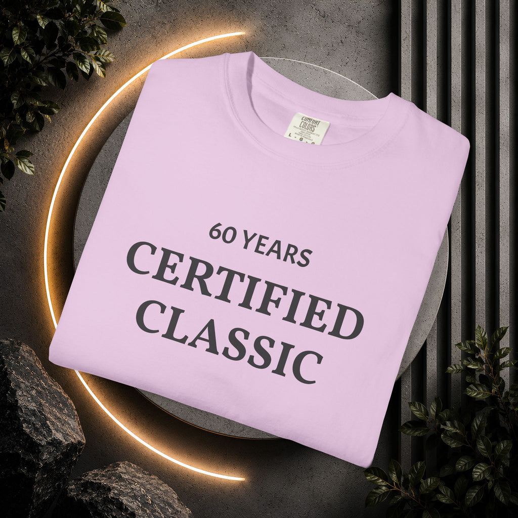 Custom Text "Certified Classic" T-Shirt — Personalized Text Tee
