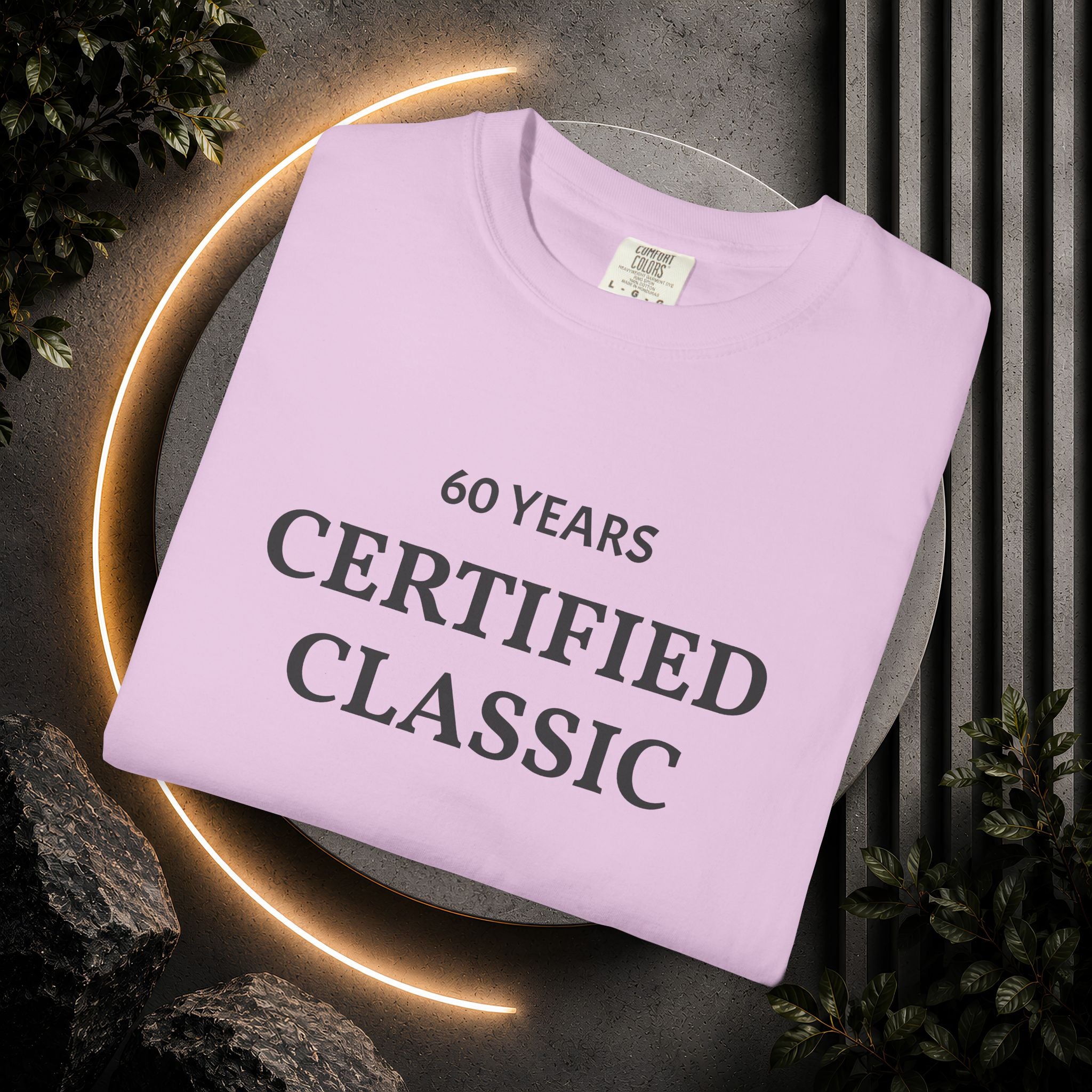 Custom Text "Certified Classic" T-Shirt — Personalized Text Tee