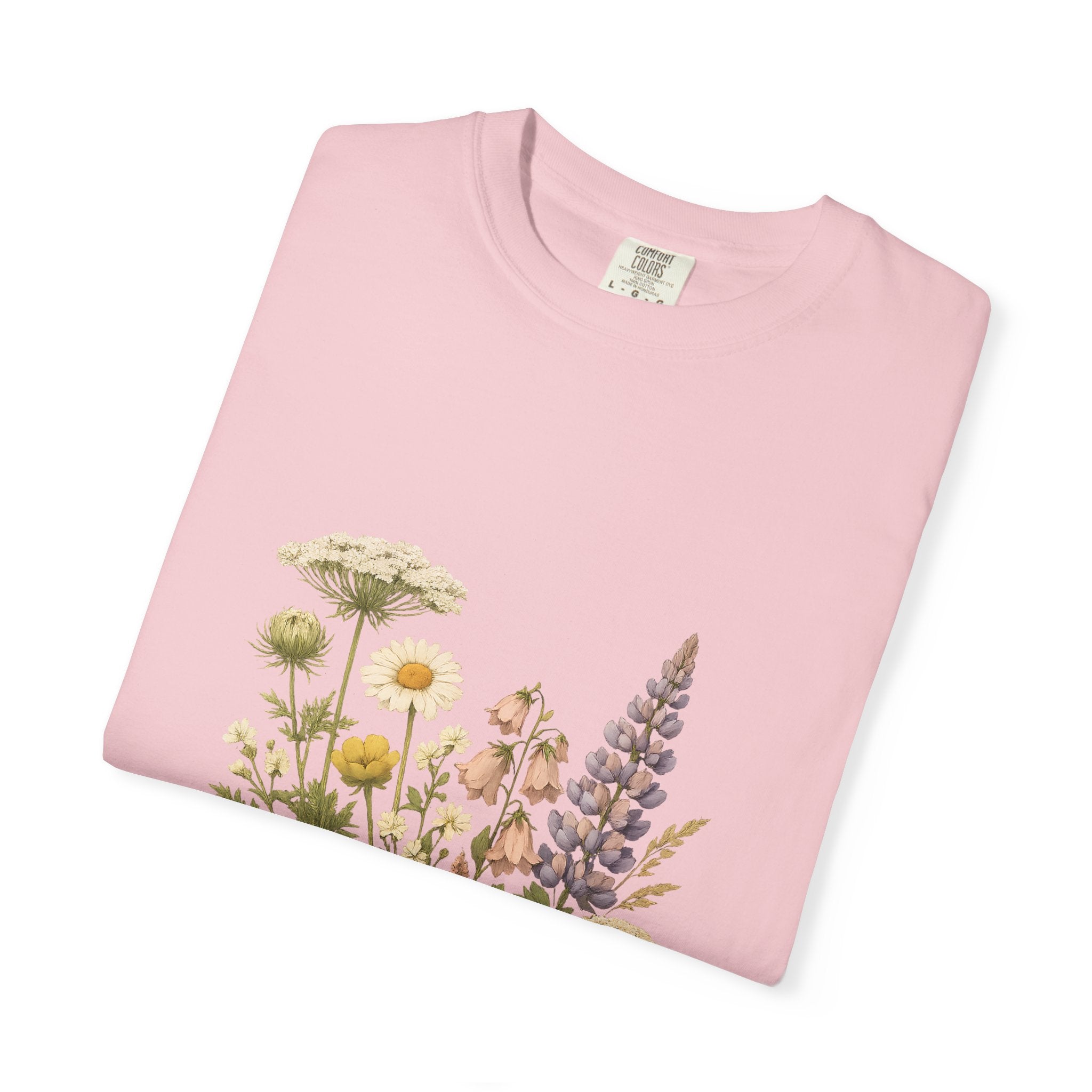 Wildflower Bouquet T-shirt | Botanical Meadow Floral Print