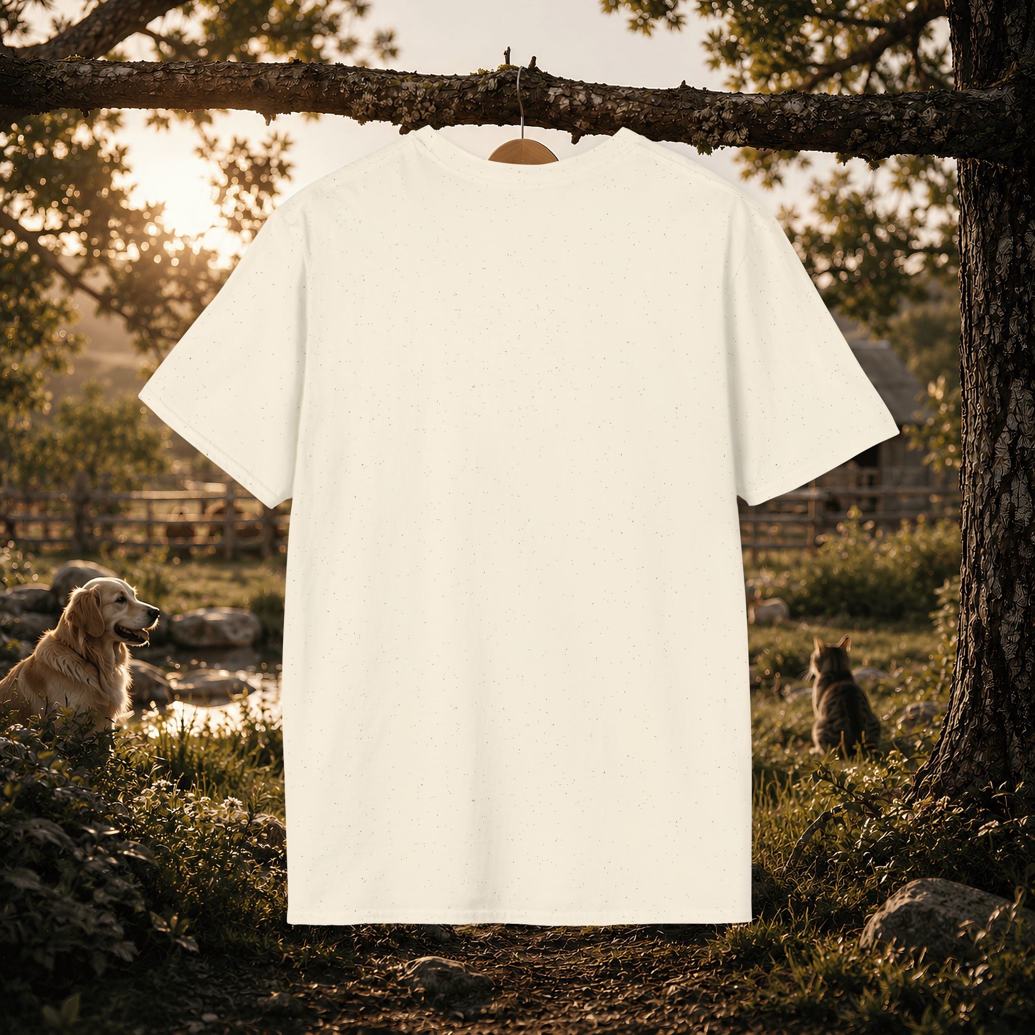 Silhouette Cat Illustration T-Shirt | Minimal Cat Artwork