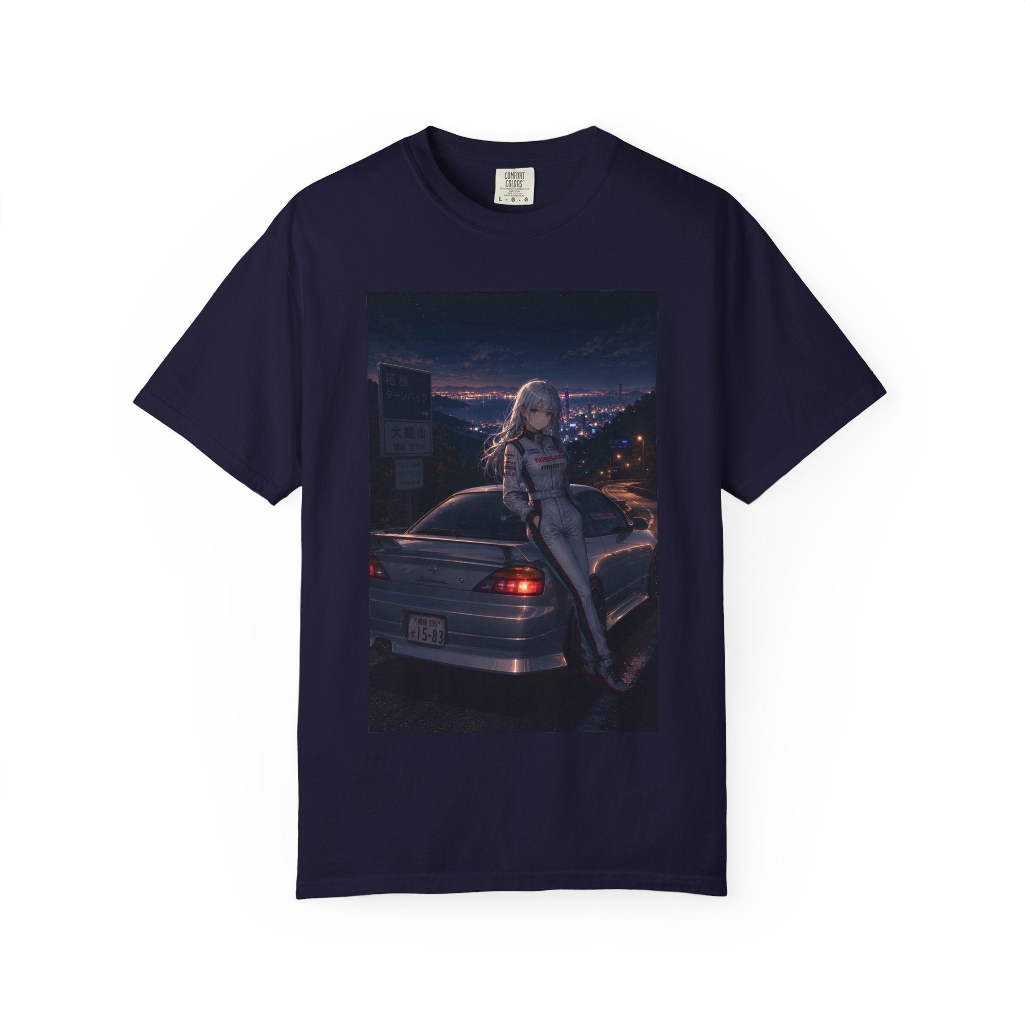 Hakone Night Drive Anime T-shirt | Retro JDM Street Racer Anime