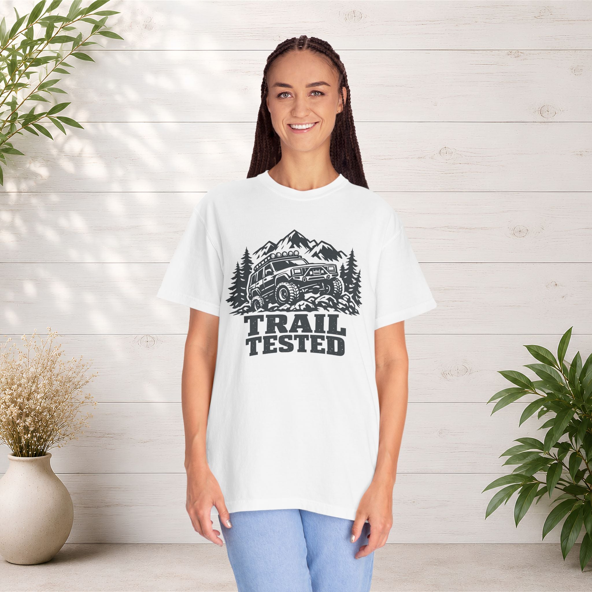 Trail Tested T-Shirt — Off-Road Jeep Mountain Adventure Tee