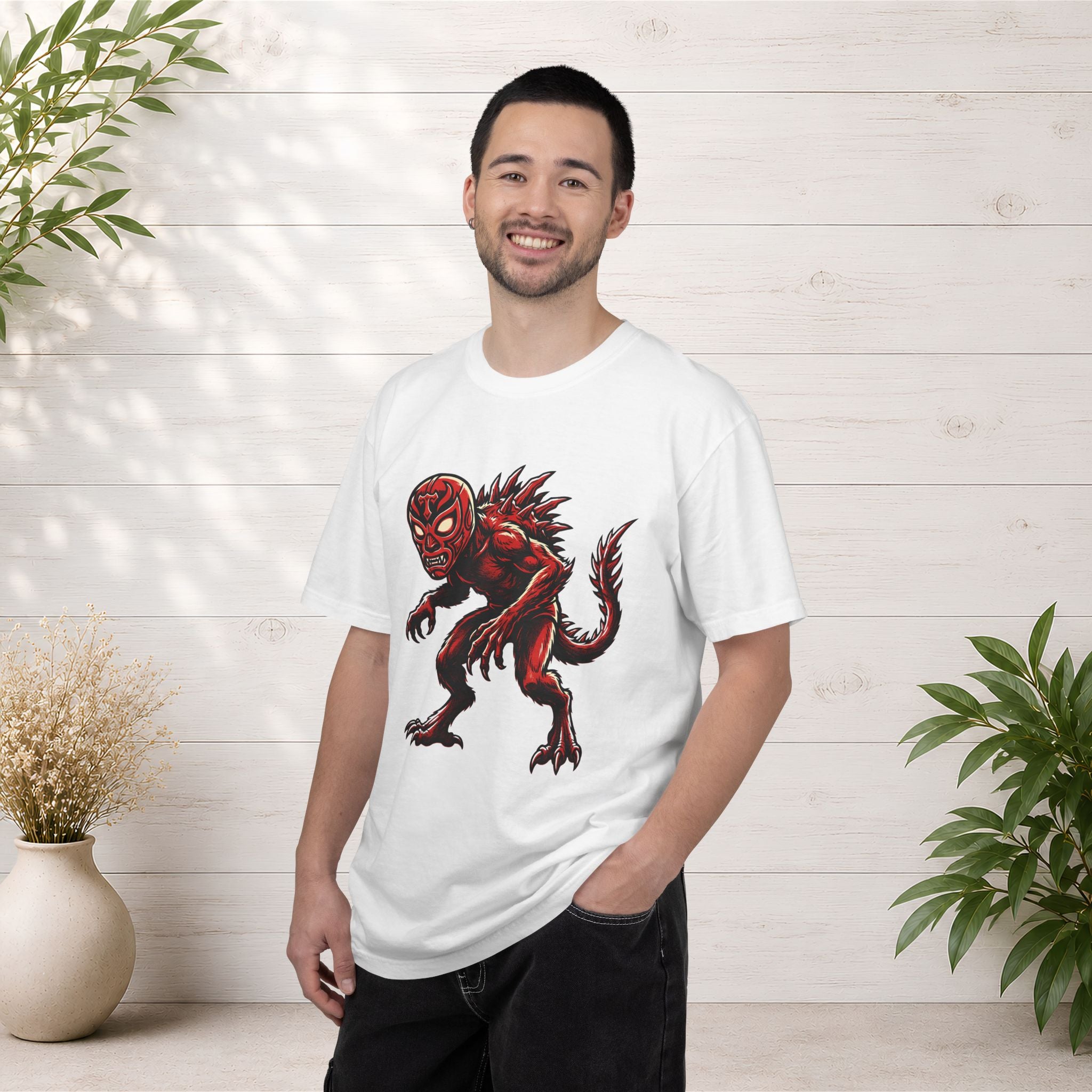Chupacabra Cryptid Wrestler Tee T-shirt | Cryptid Shirt