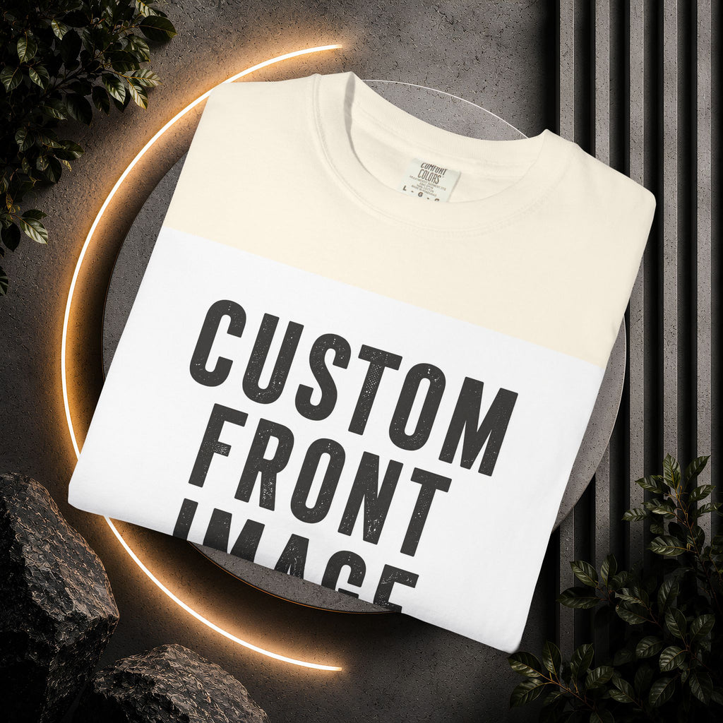 Custom Landscape Image Front T-Shirt - Add Your Own Image