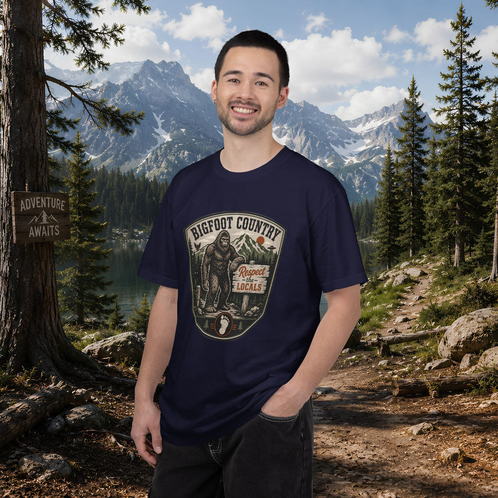 Bigfoot Country T-Shirt — Respect the Locals Outdoor Graphic Tee