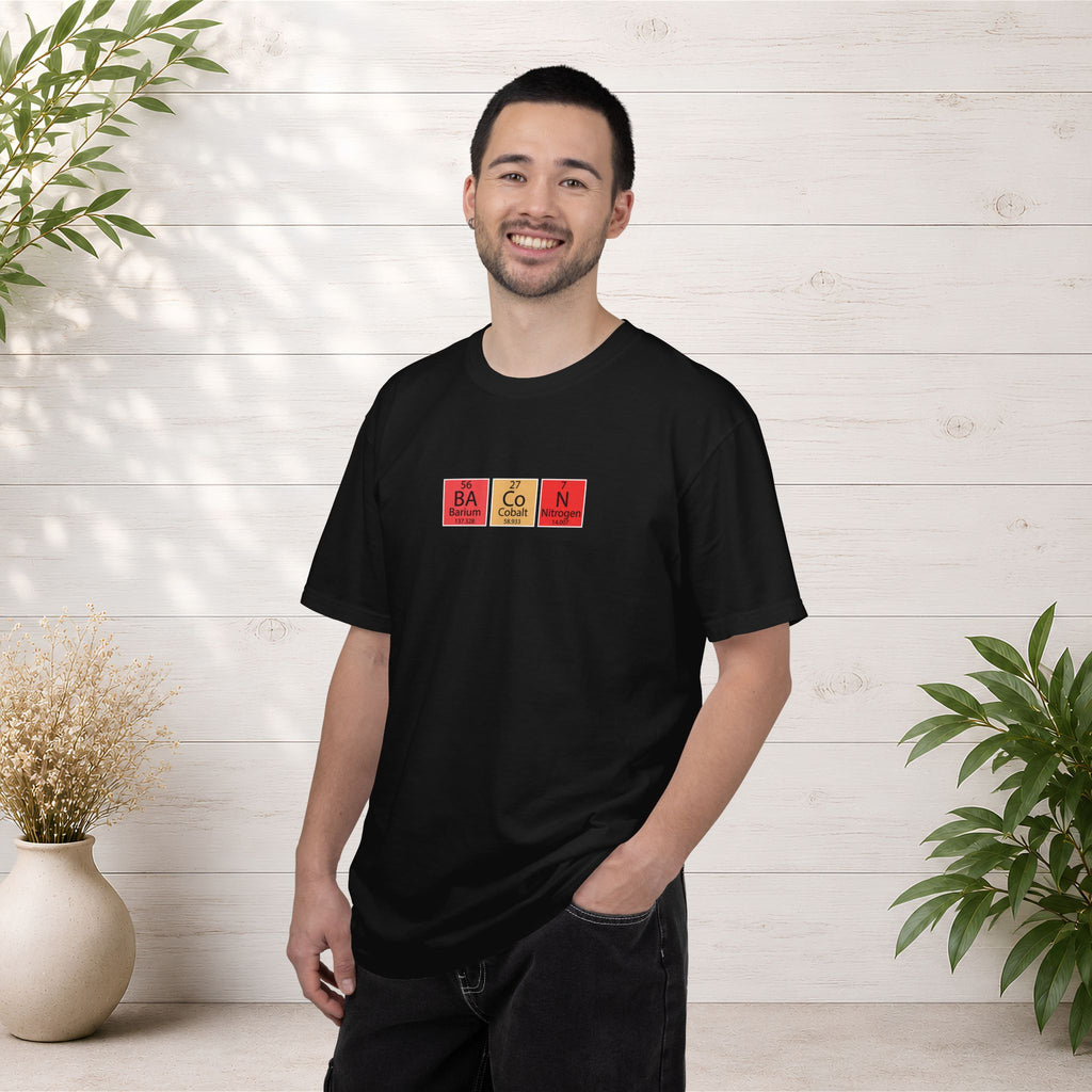 Bacon Chemistry T-Shirt — Periodic Table Style Food Graphic Tee