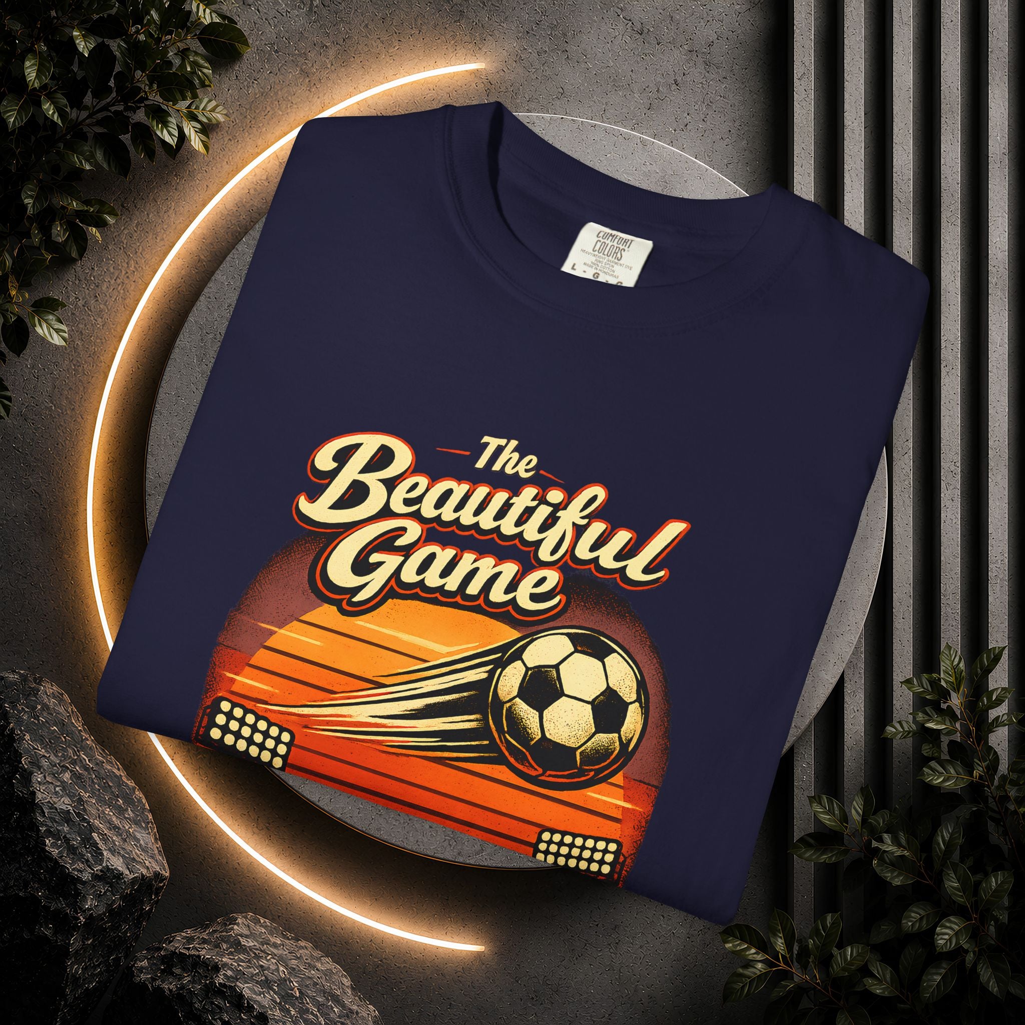 Soccer Vintage Sunset T-Shirt — "The Beautiful Game"
