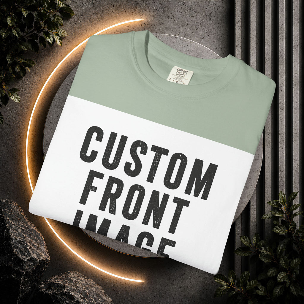 Custom Landscape Image Front T-Shirt - Add Your Own Image