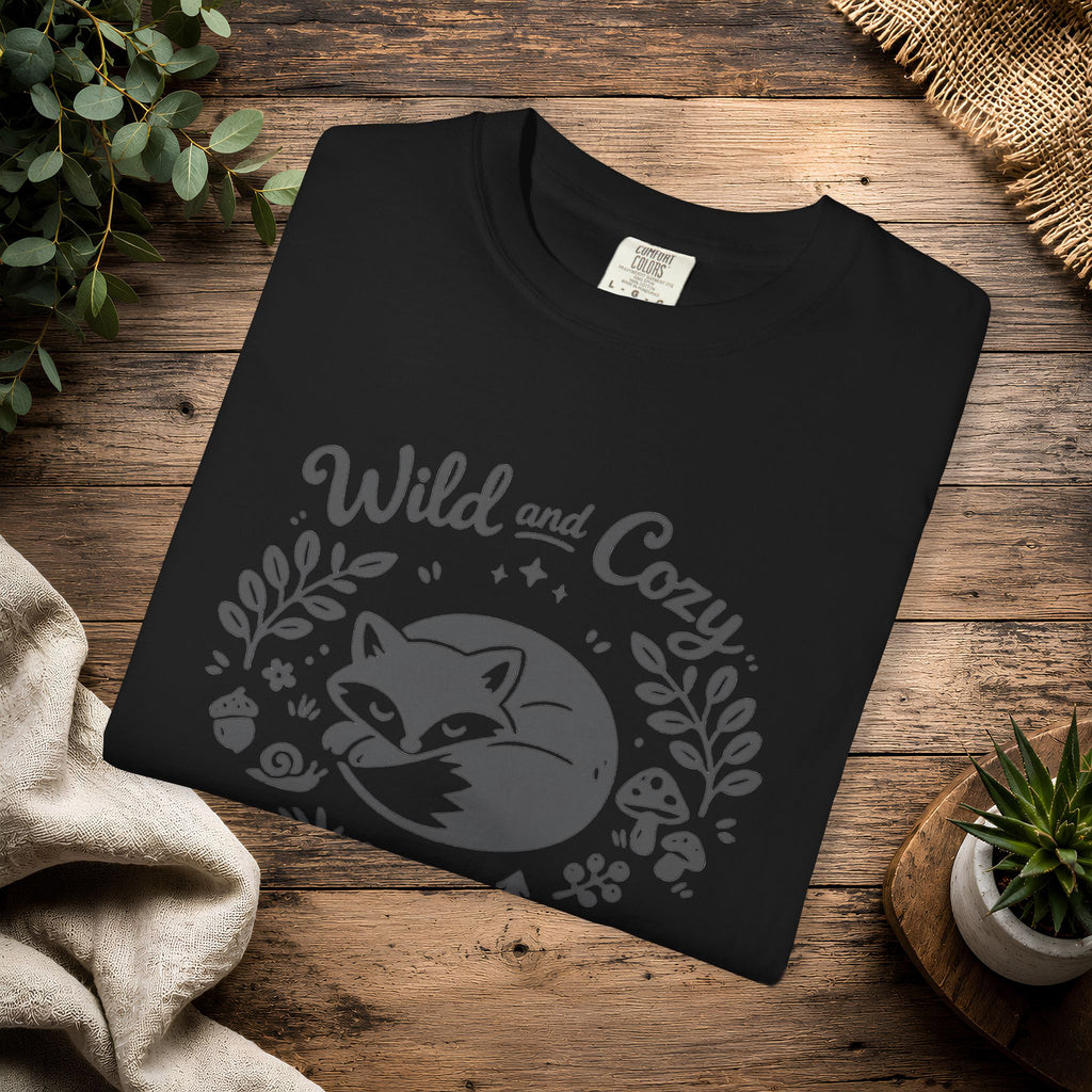 "Wild and Cozy" Fox Graphic T-Shirt