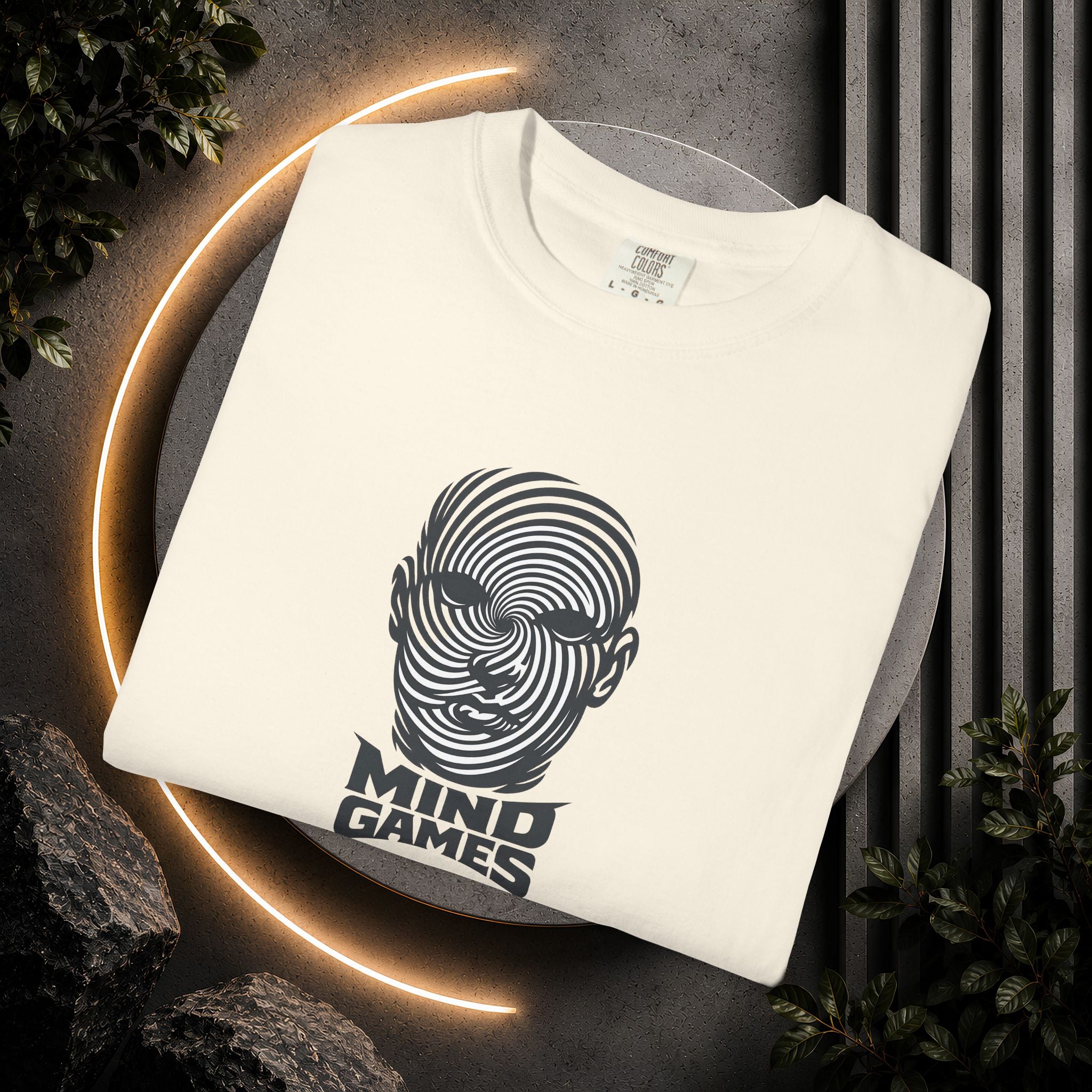 Mind Games T‑Shirt — Optical Illusion Head Graphic Tee